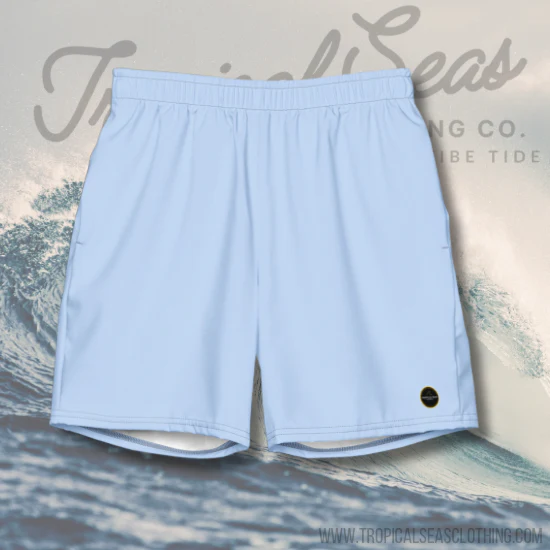 Men's Blue Eco Board Shorts - Image 2