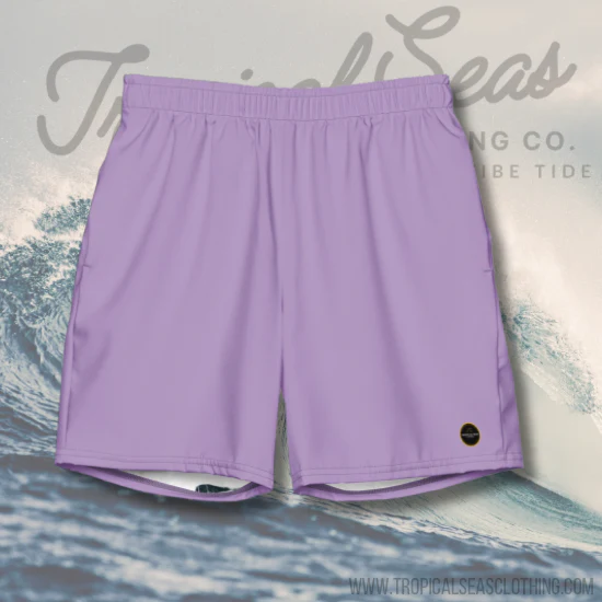 Men's Purple Eco Board Shorts - Image 2