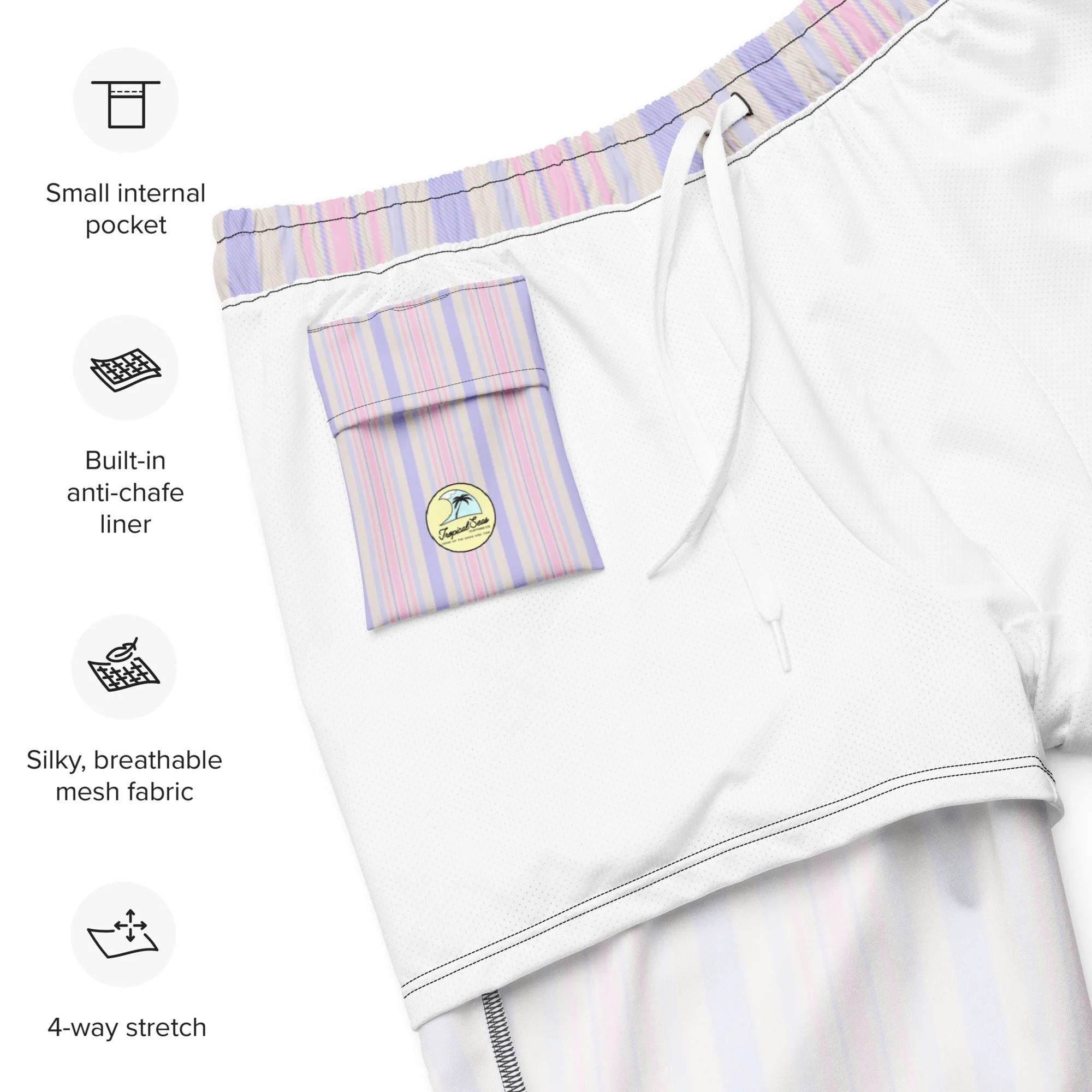 Men's Sunset Serenade swim trunks | Brinks Island Collection - Image 2