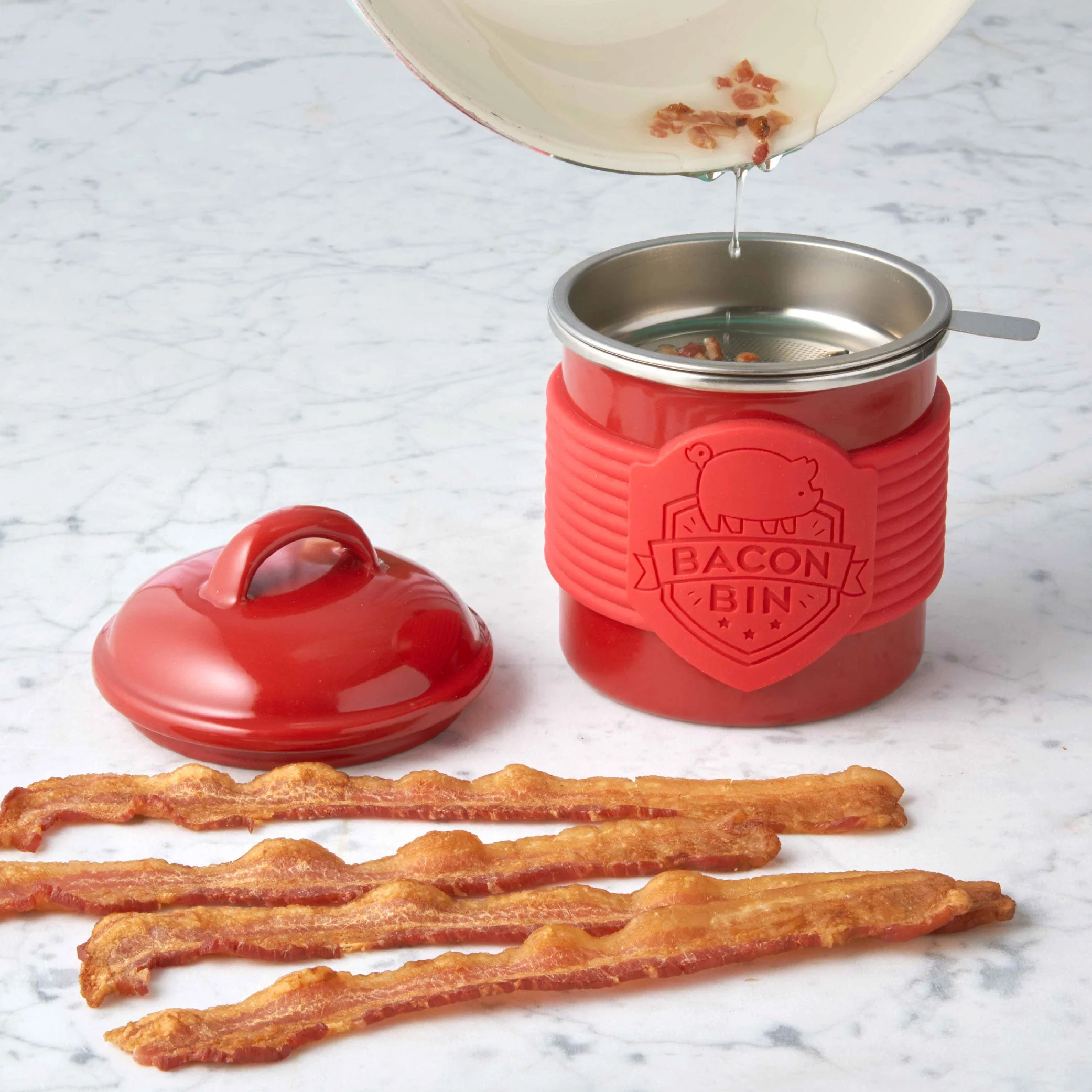 Metal Bacon Bin - Grease Holder - Image 4