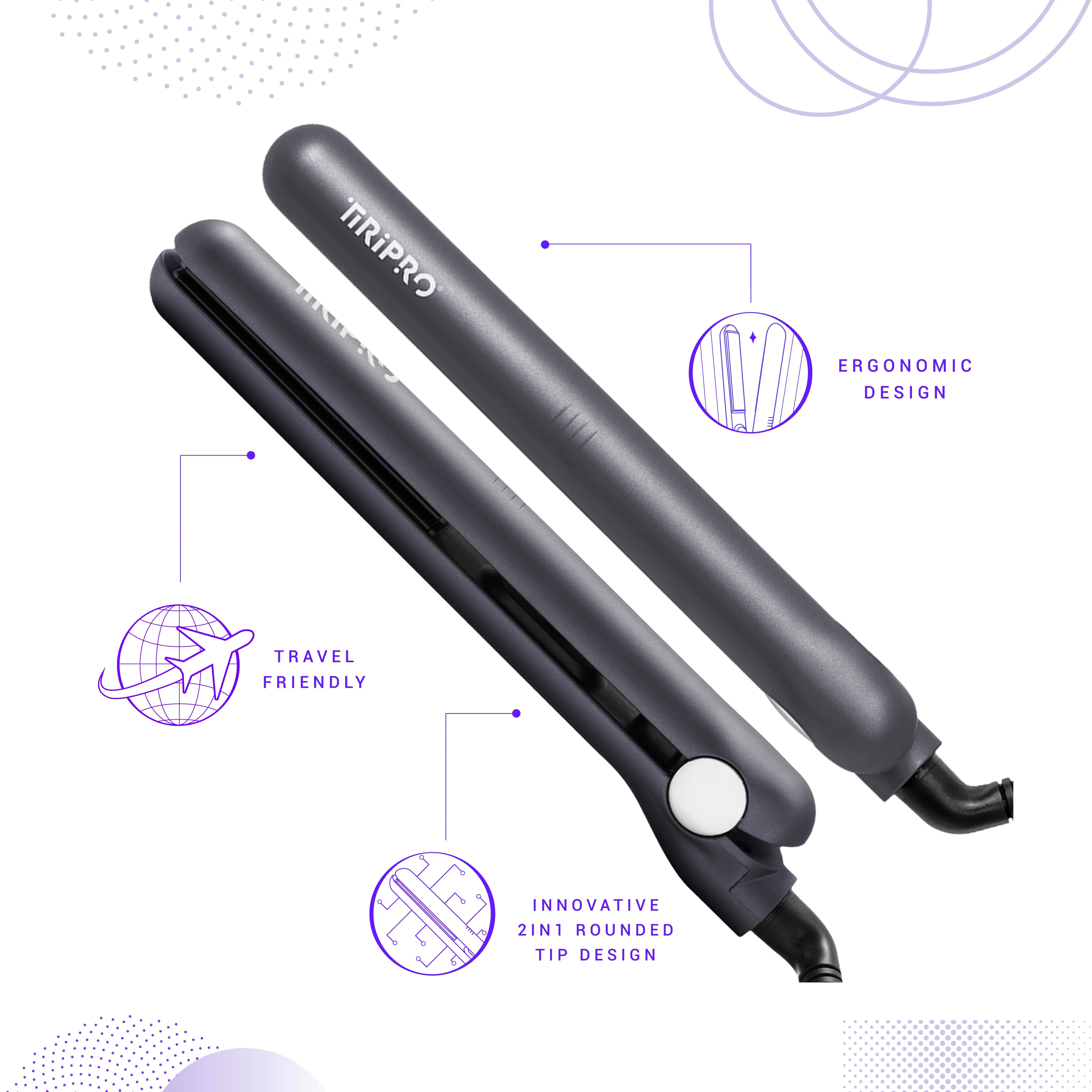 Midi 0.75" Hybrid Straightener with Far Infrared Tech - Image 5
