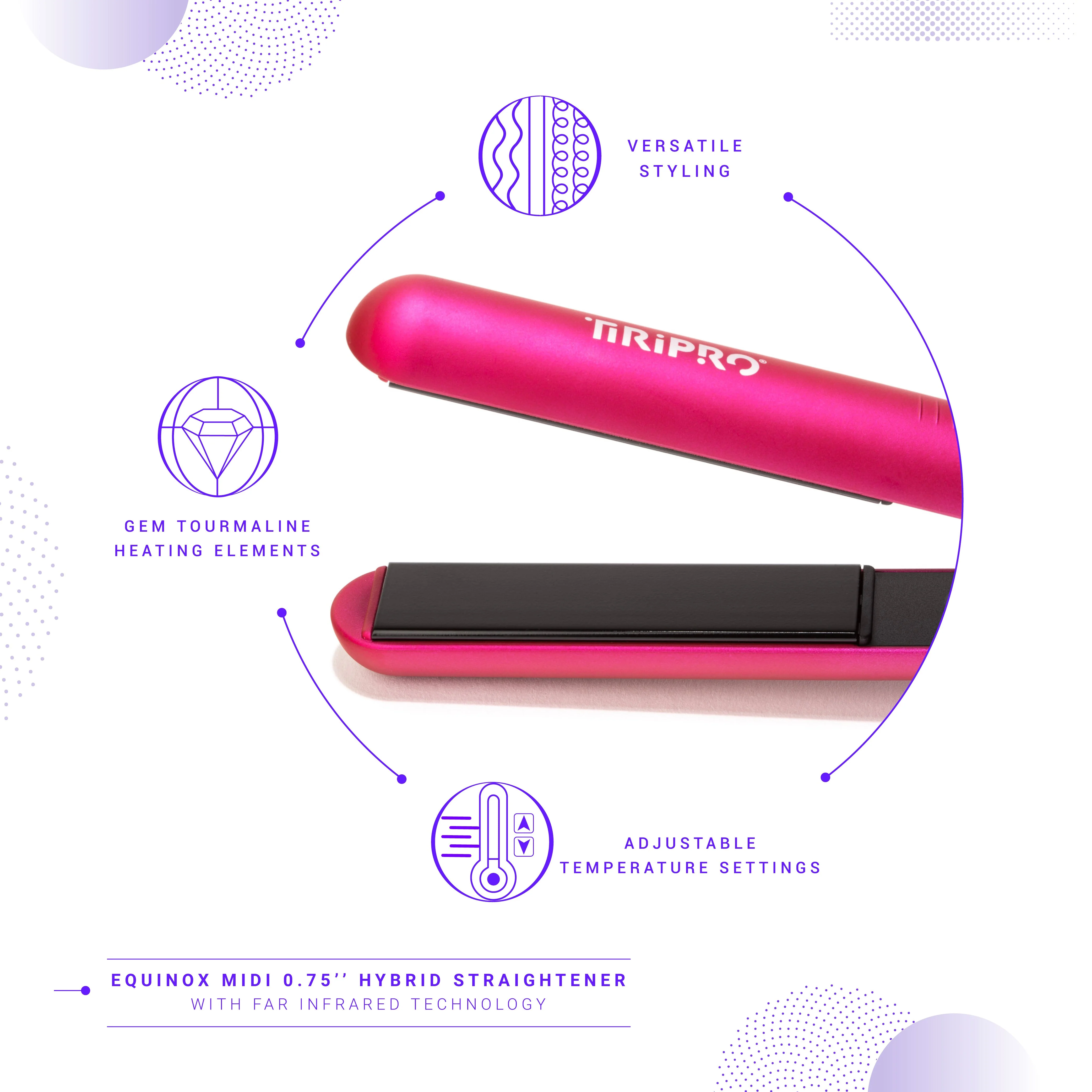 Midi 0.75" Hybrid Straightener with Far Infrared Tech - Image 8