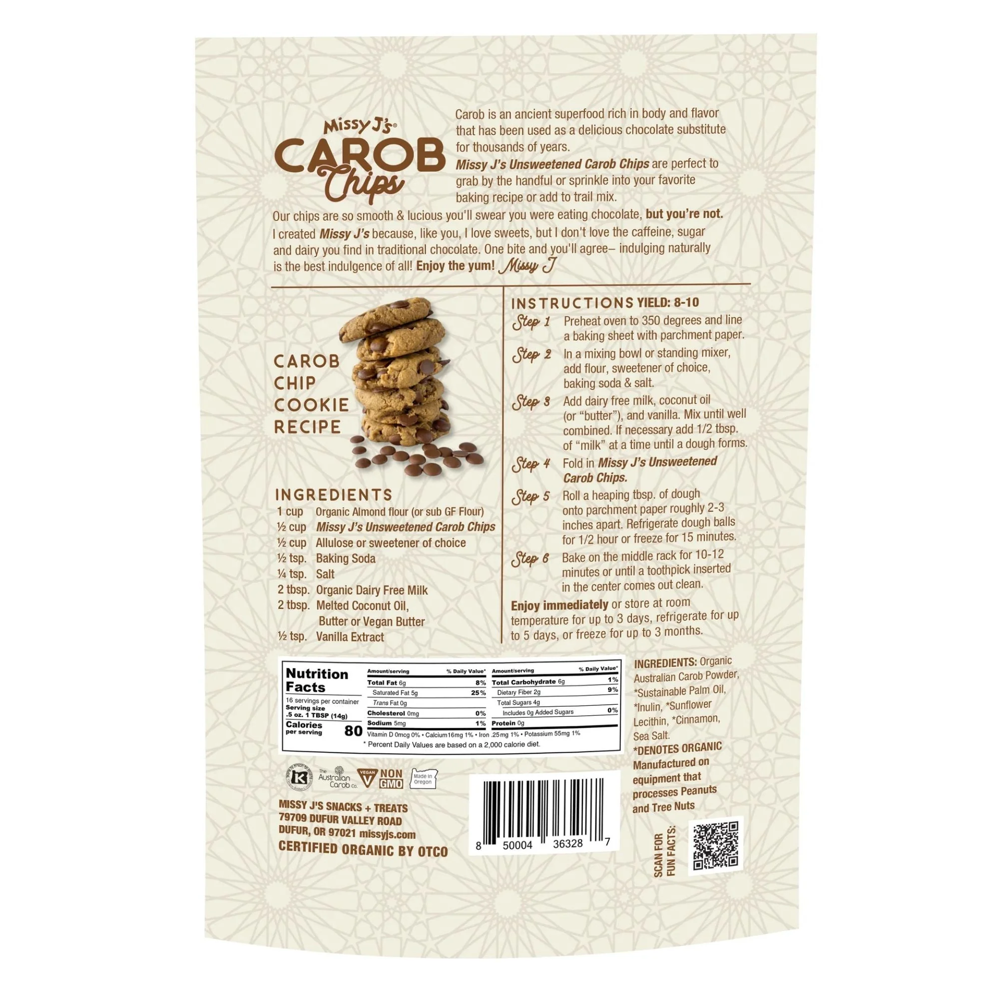 Missy J's Organic Carob Baking Essentials Sampler-3pk - Image 4