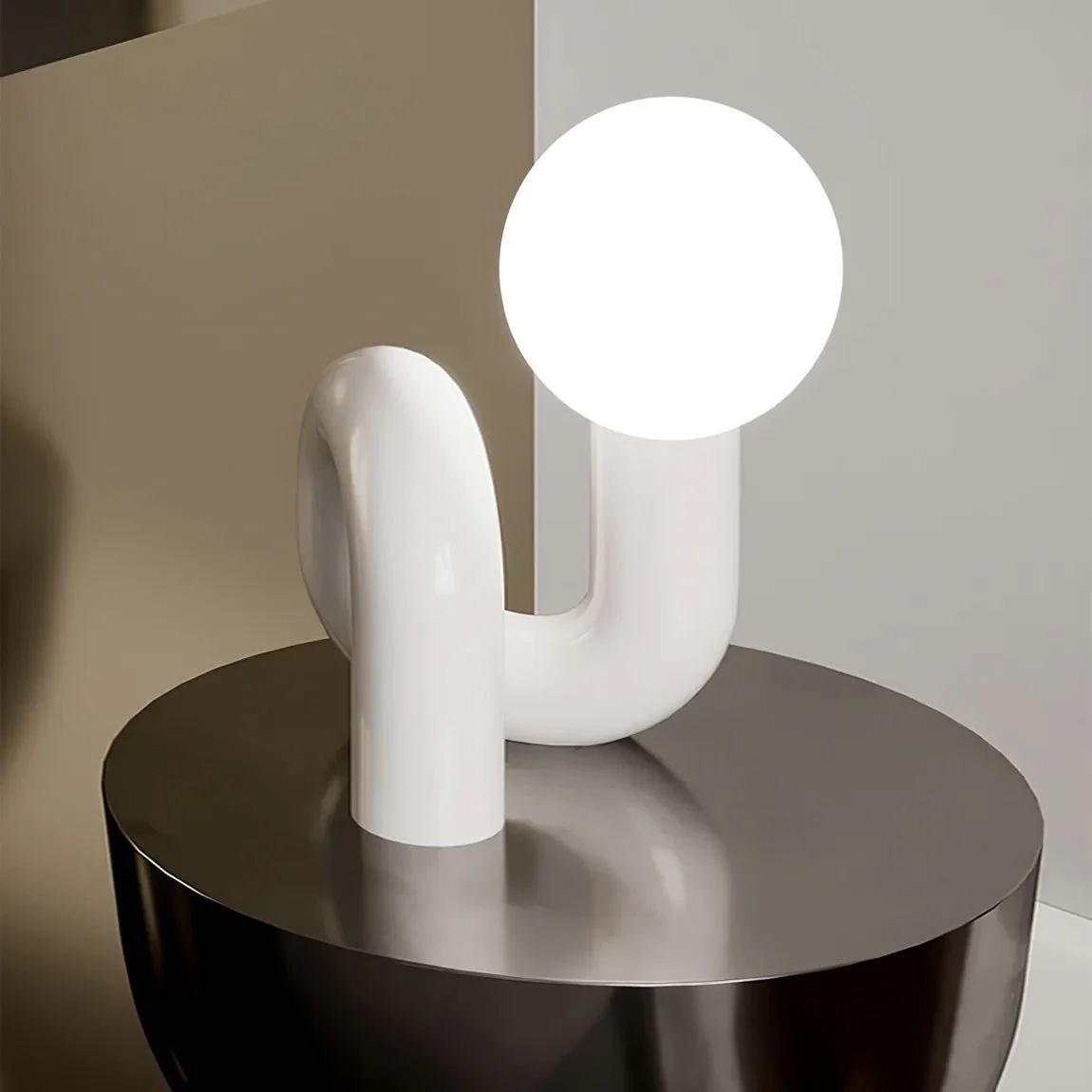 Modern Spiral Bedside Table Lamp - Quirky Whimsical Desk Lamp - Image 10