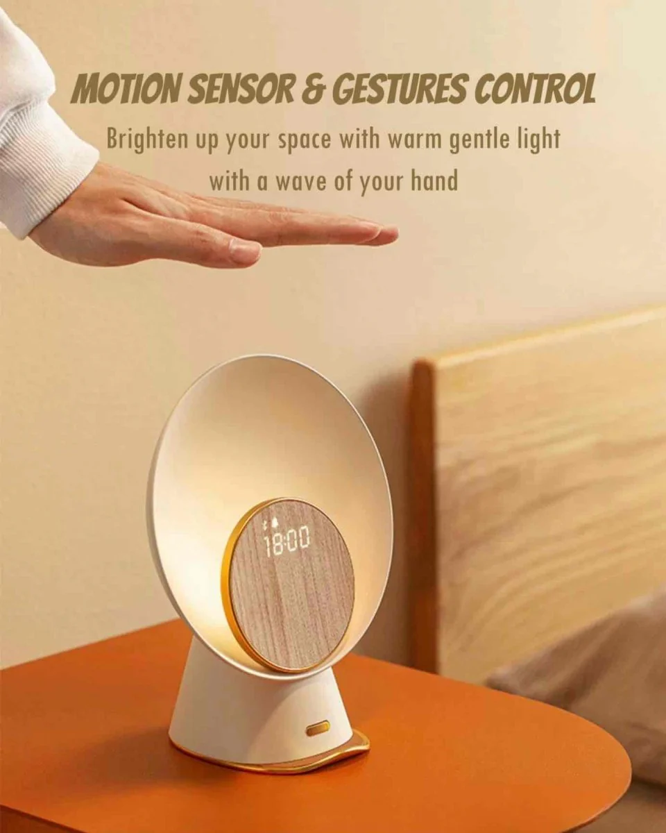 Moon Station: Bedside Lamp, Wireless Charger, Stereo Speaker All In One - Image 2