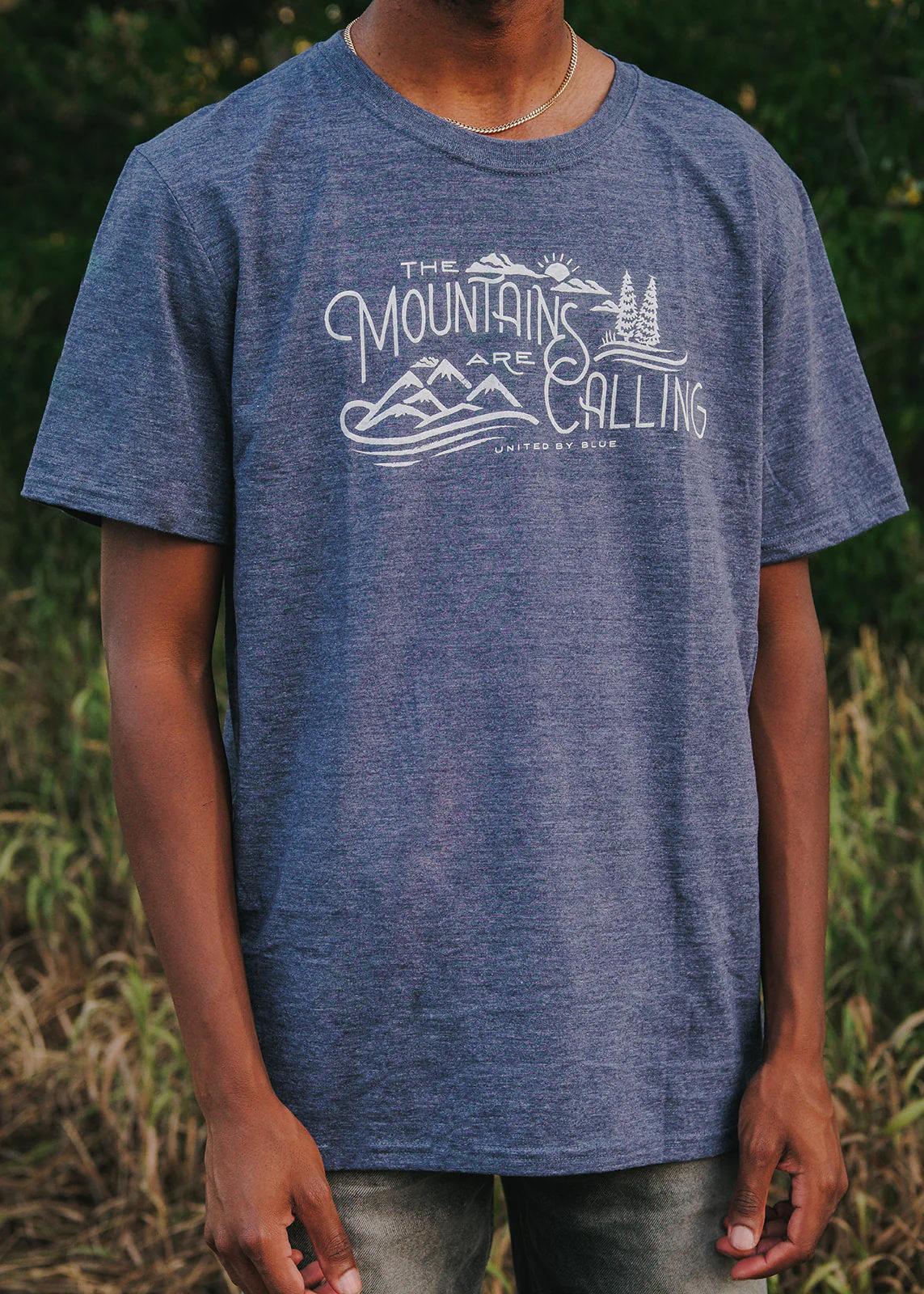 Mountains Are Calling - Biodegradable Graphic Tee - (All-gender) by United By Blue - Image 3