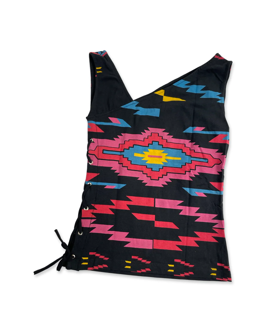 Native Design Women's Sleeveless Top, Black - Image 2