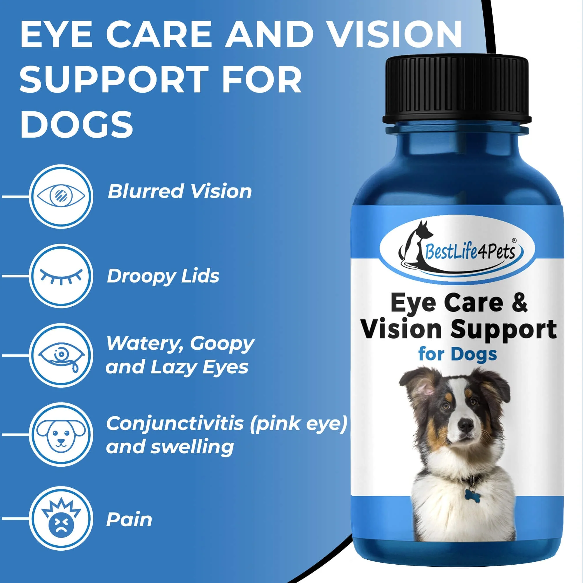 Natural Dog Eye Infection Treatment - Helps Conjunctivitis, Watery Eyes, Red Eye, and General Eye Care by BestLife4Pets - Image 3