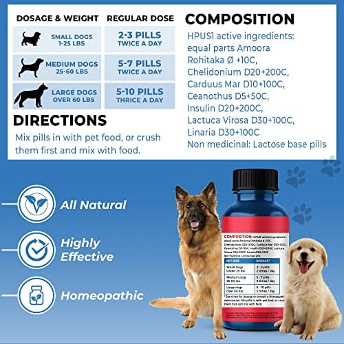 Natural Hepatic Dog Liver Support Tablets by BestLife4Pets - Image 3