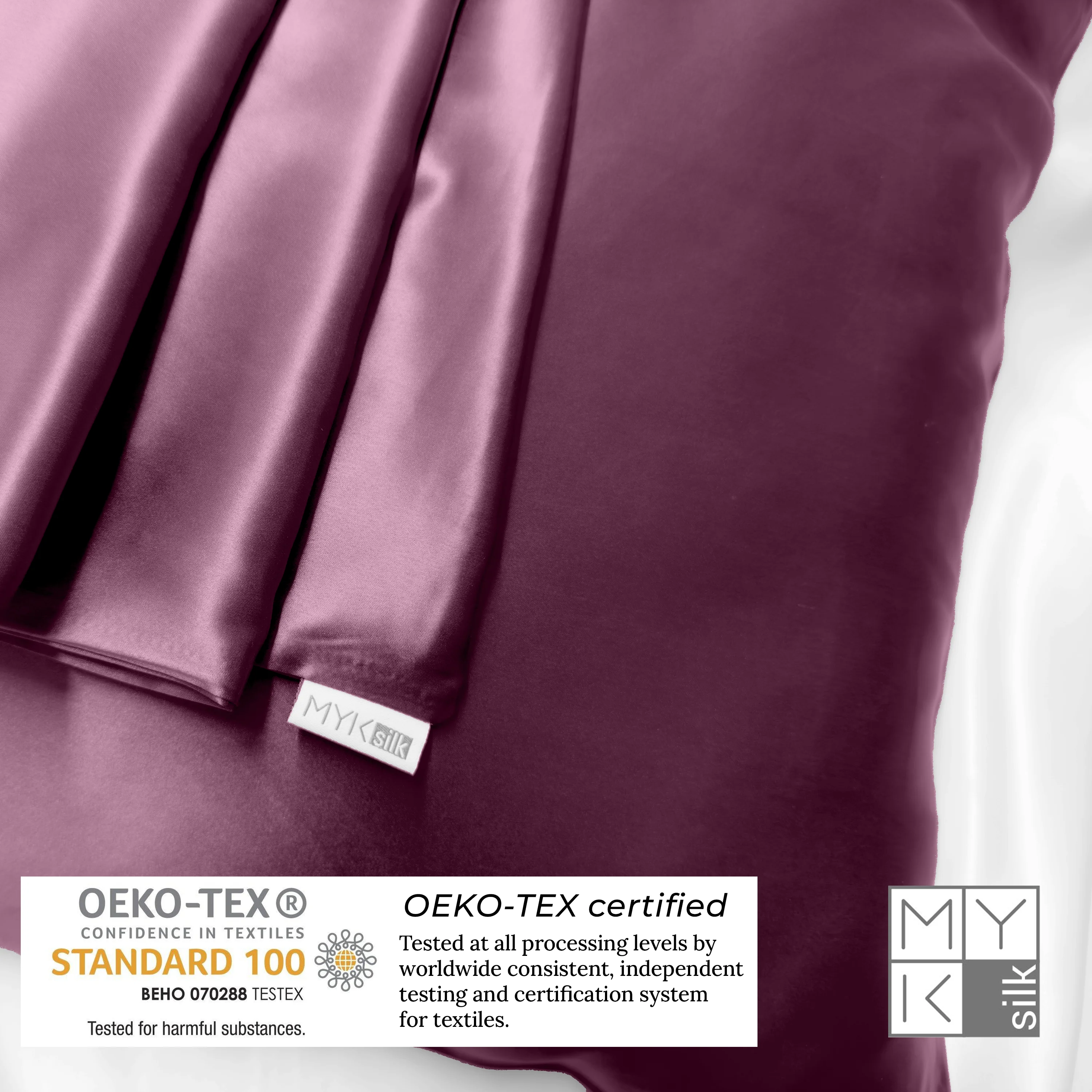 Natural Mulberry Silk Pillowcase (19 Momme) - Image 20