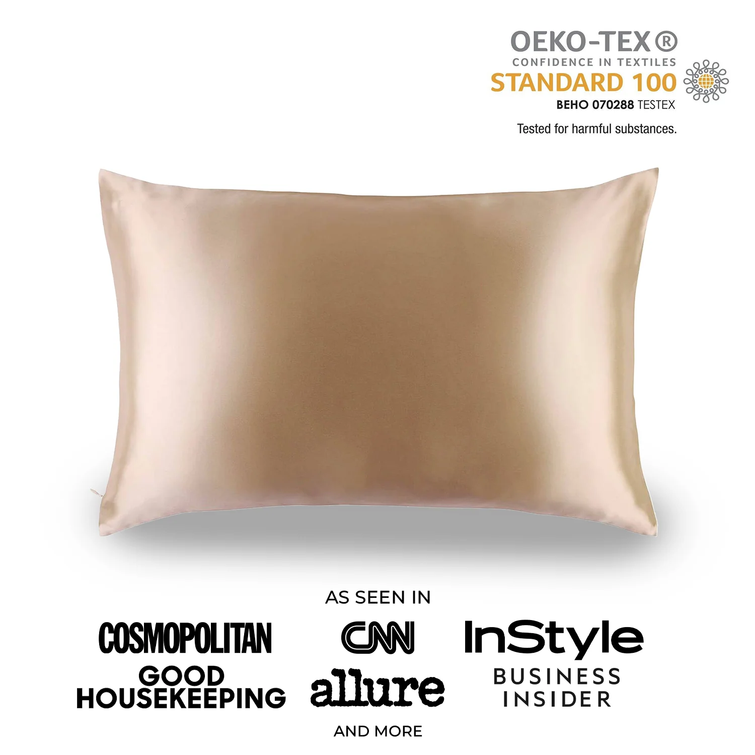 Natural Mulberry Silk Pillowcase (19 Momme) - Image 3