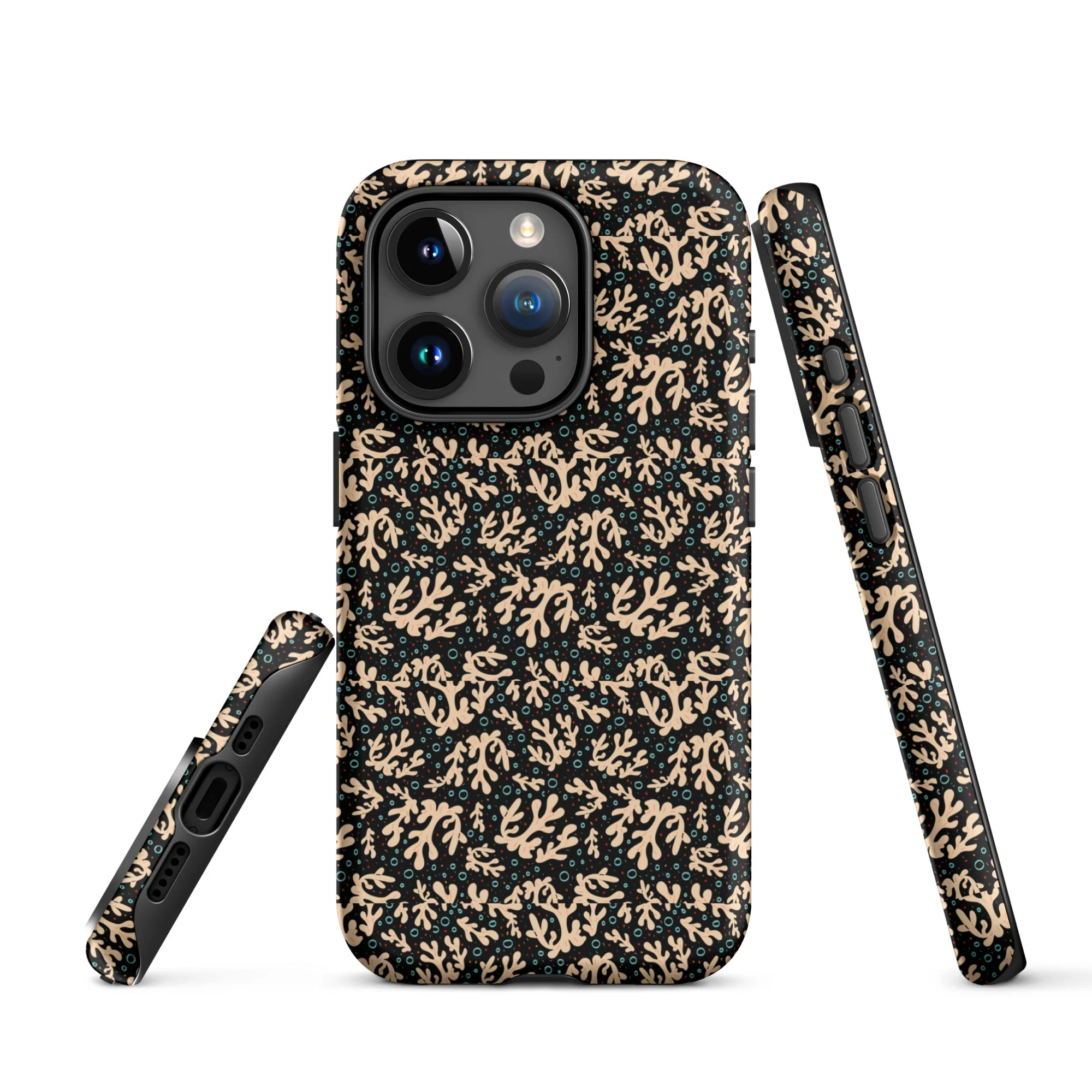 Nautical Black Coral Reef Tough Case for iPhone® - Image 20