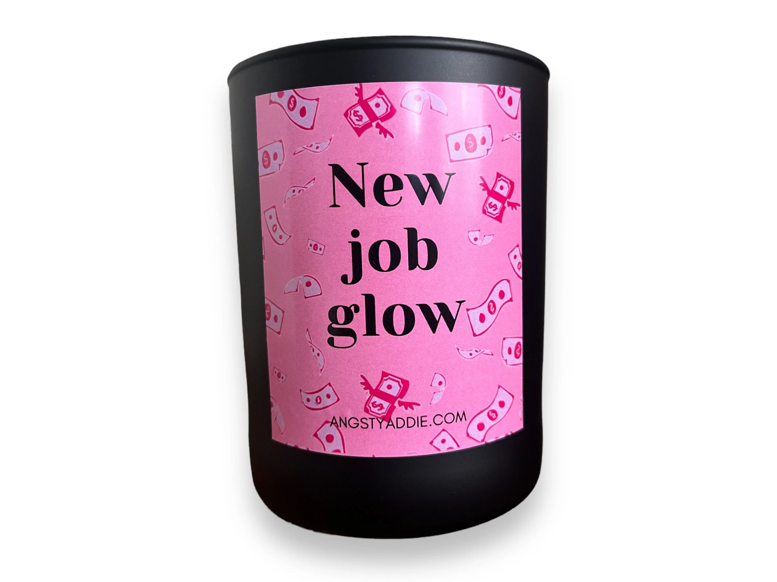 New Job Glow candle by Angsty Addie - Image 3