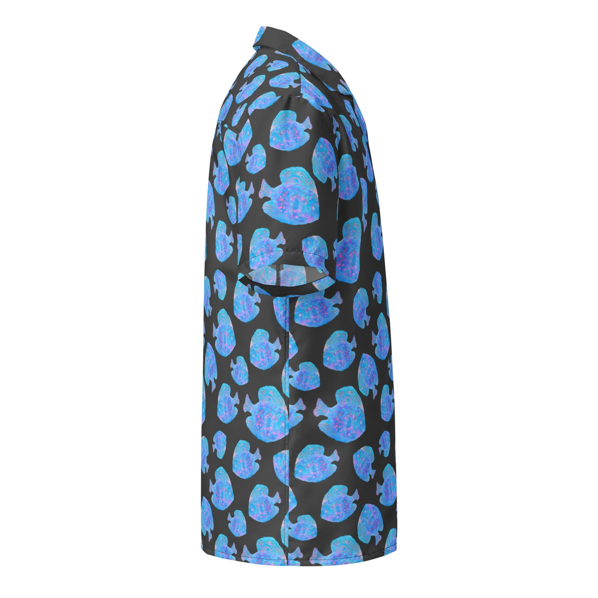 Night of Damsels Button Down Hawaiian Shirt - Coastal Summer 2024 Collection - Image 4