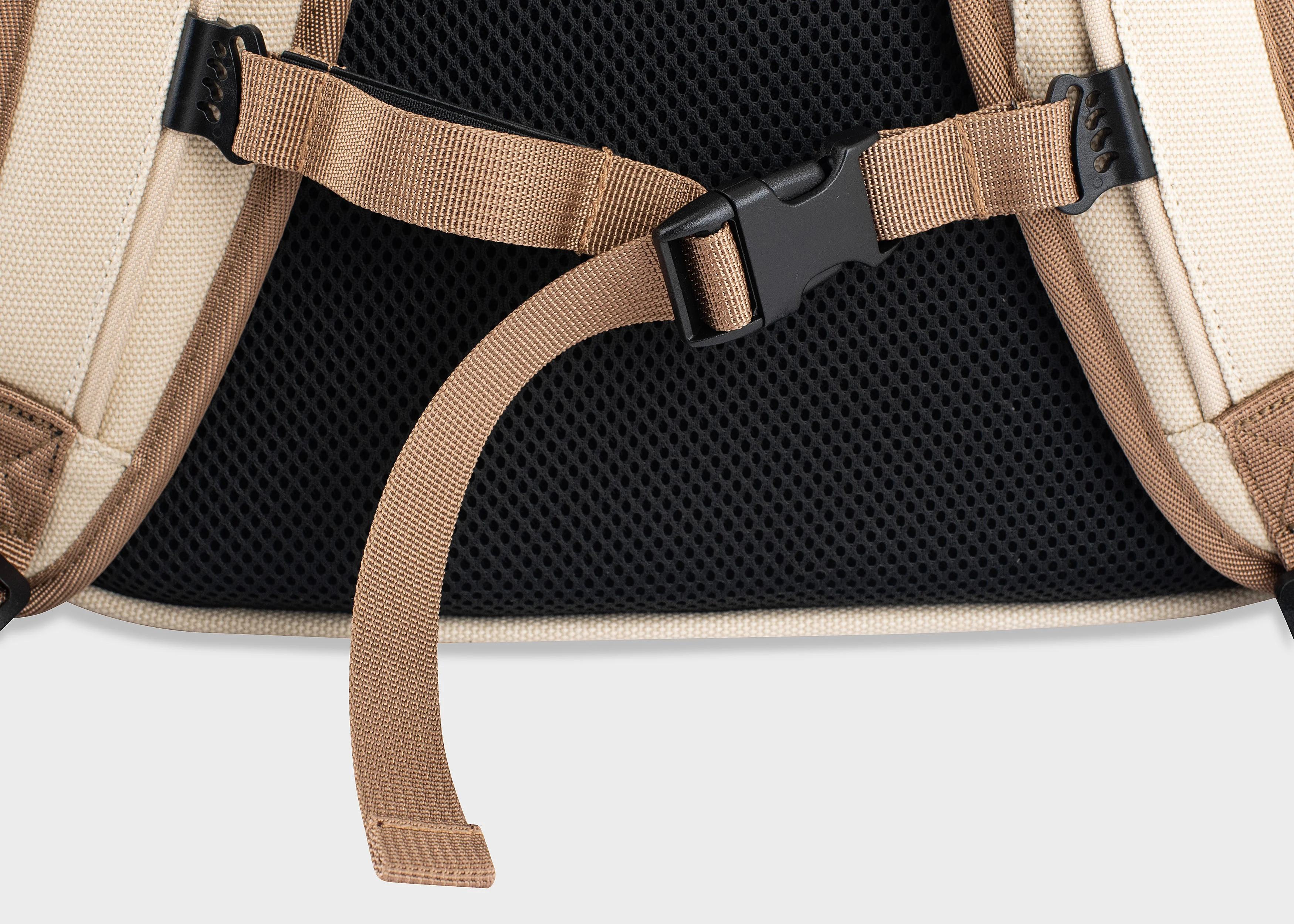 Nomad Backpack in Beige and Green - Image 6