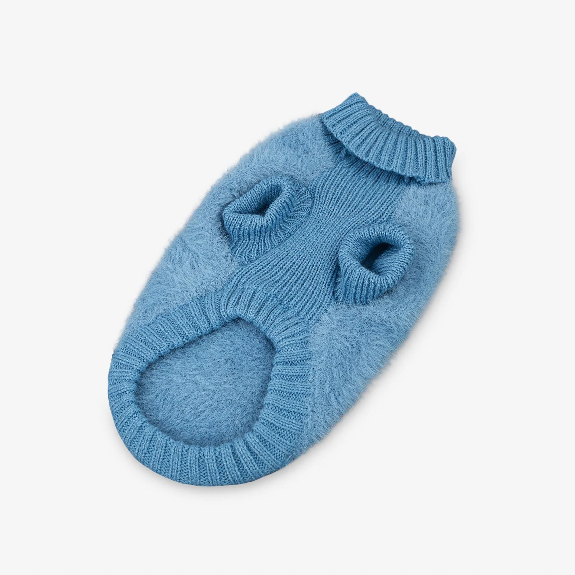Nora Fashion Knit Dog Jacket, Blue or Lilac - Image 3