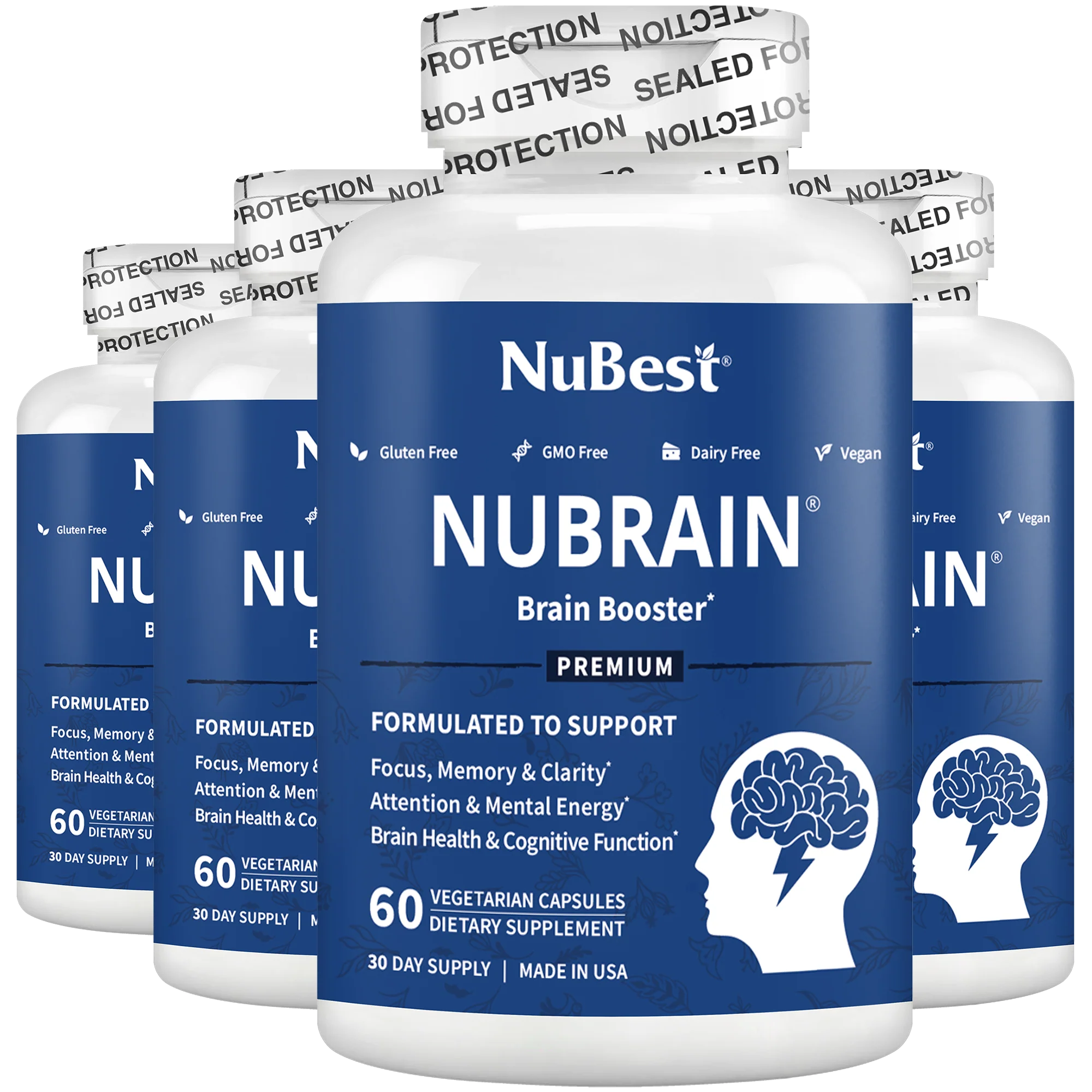 NuBest, NuBrain, Brain Booster, 60 Vegetarian Capsules by NuBest Nutrition® - Image 12