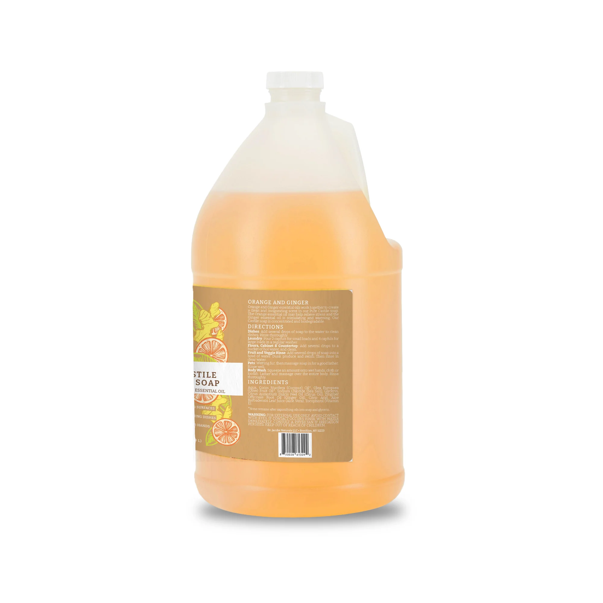 Orange & Ginger All in 1 Castile Soap by Dr. Jacobs Naturals - Image 5