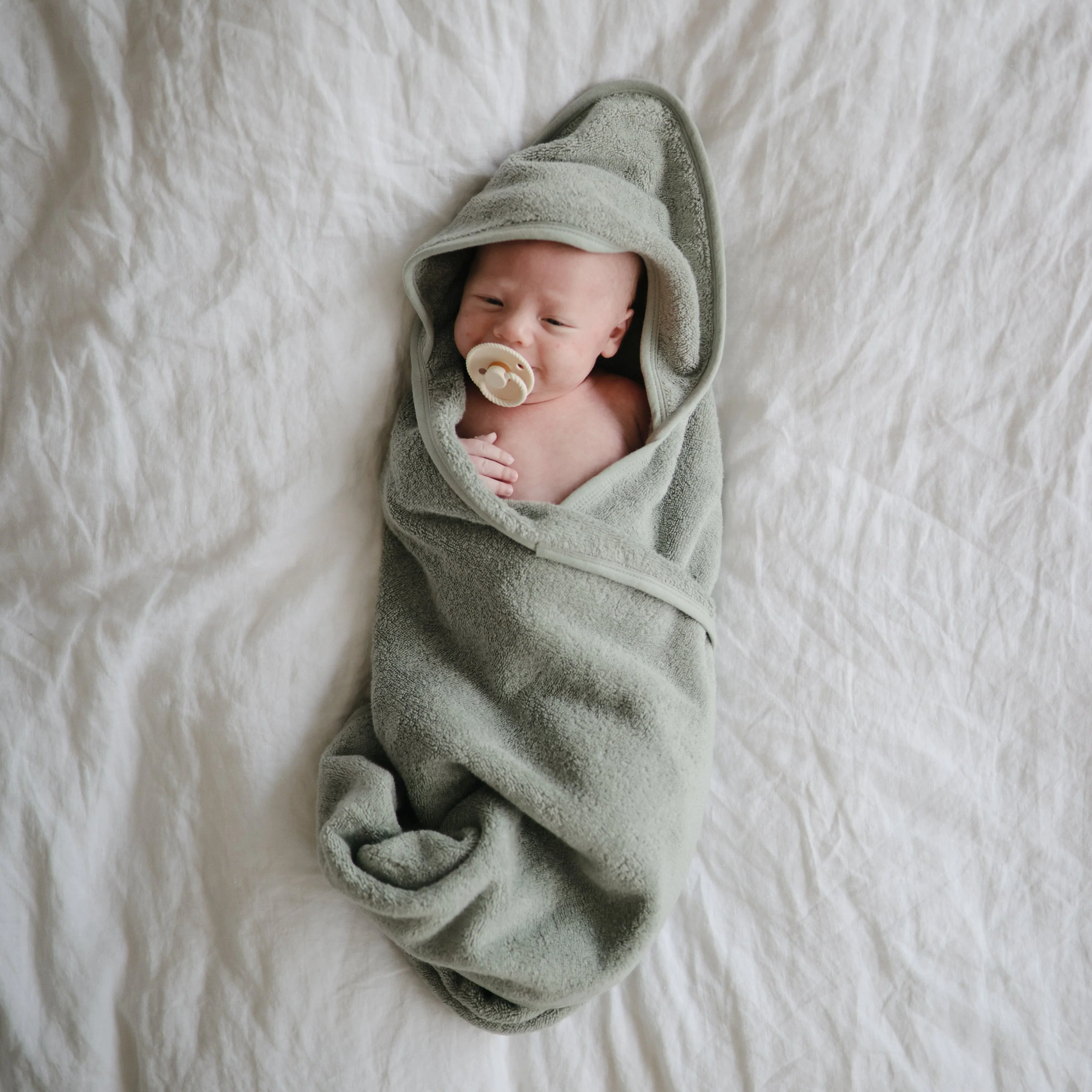 Organic Cotton Baby Hooded Towel - Image 19