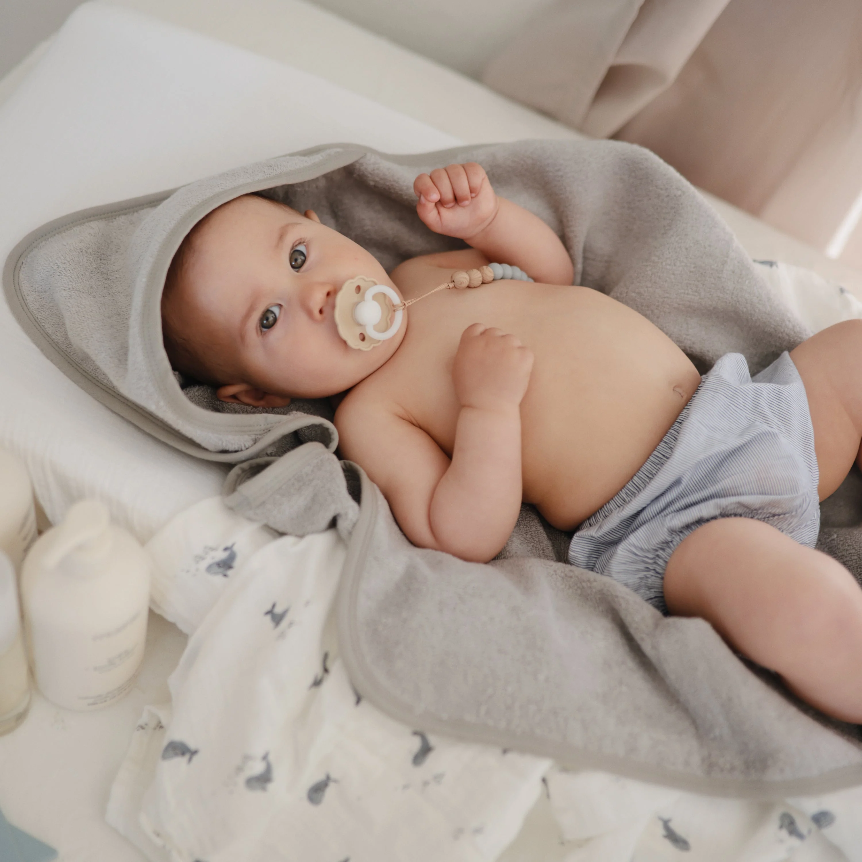 Organic Cotton Baby Hooded Towel - Image 31