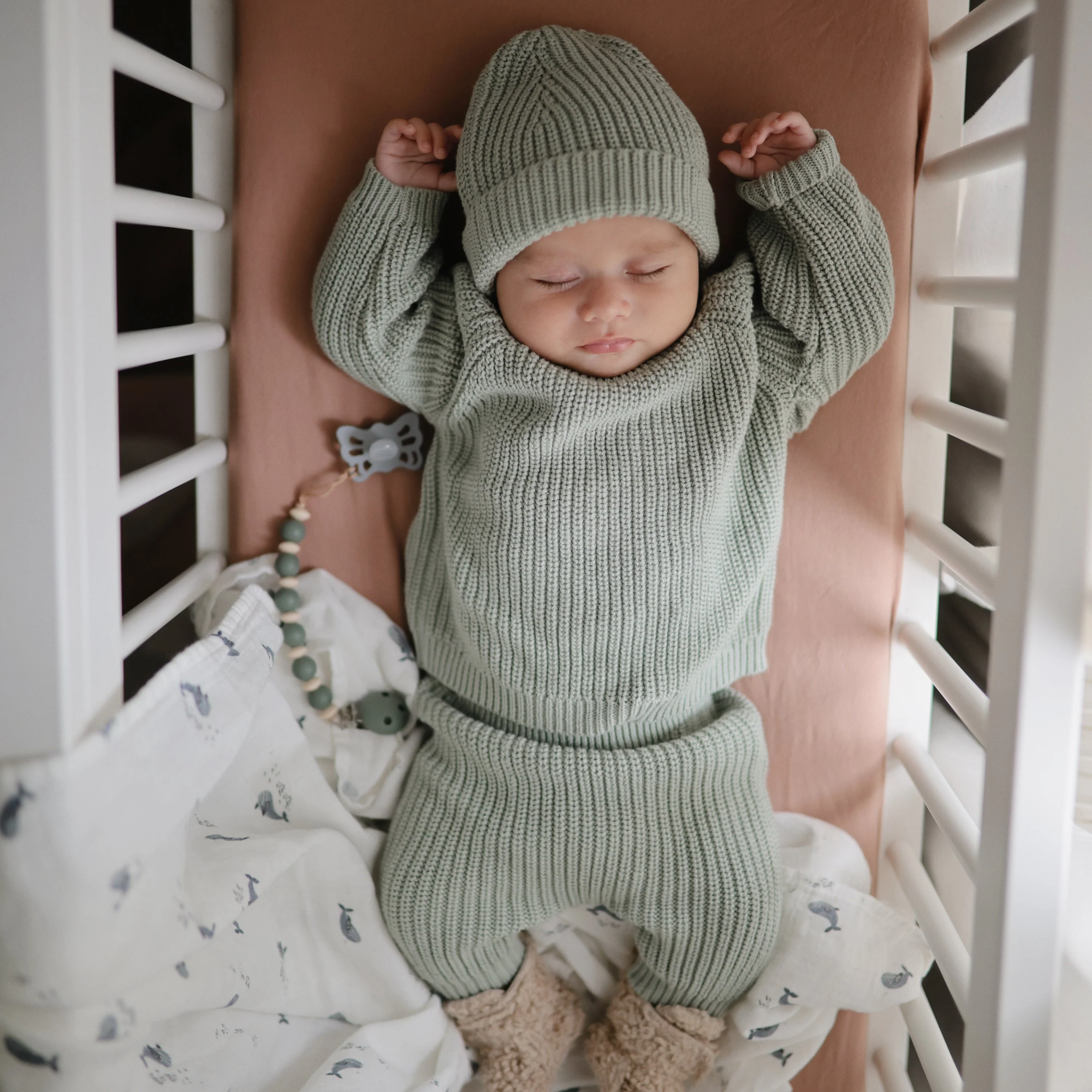 Organic Cotton Muslin Swaddle Blanket - Image 171