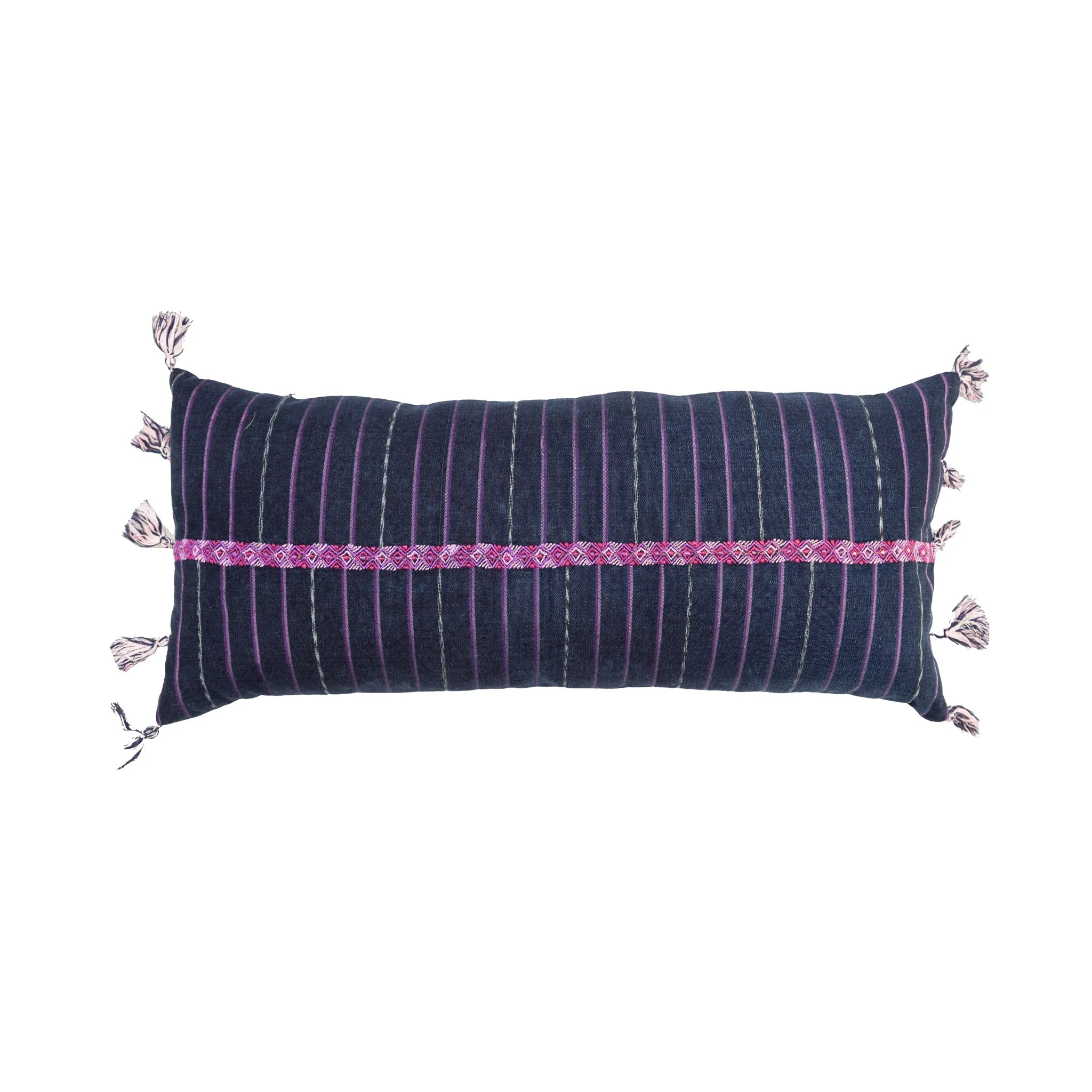 Oversized Guatemalan Lumbar Pillow by Upavim Crafts - Image 12