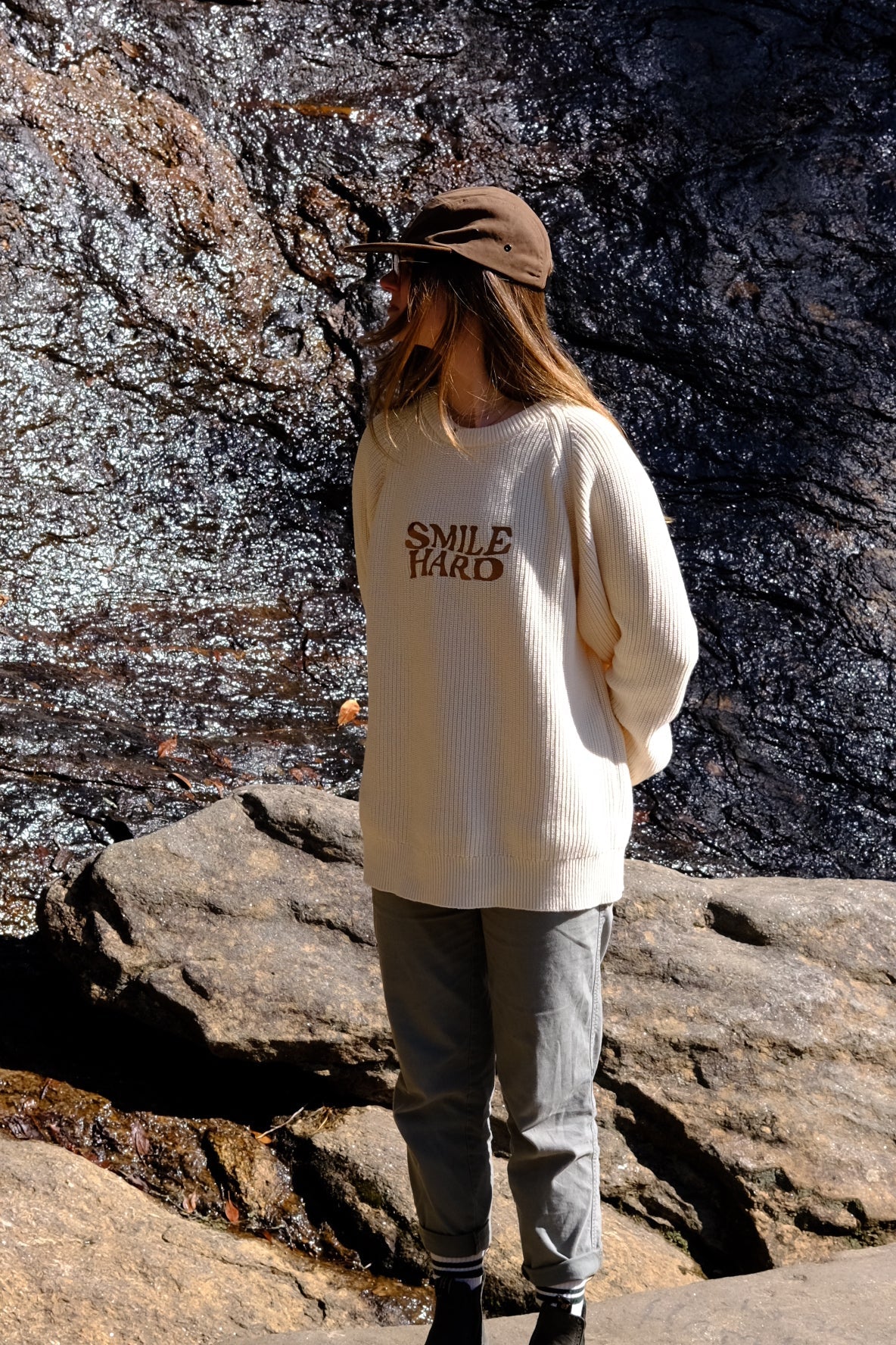 OVERSIZED HEAVYWEIGHT SMILE HARD SWEATER - Image 10
