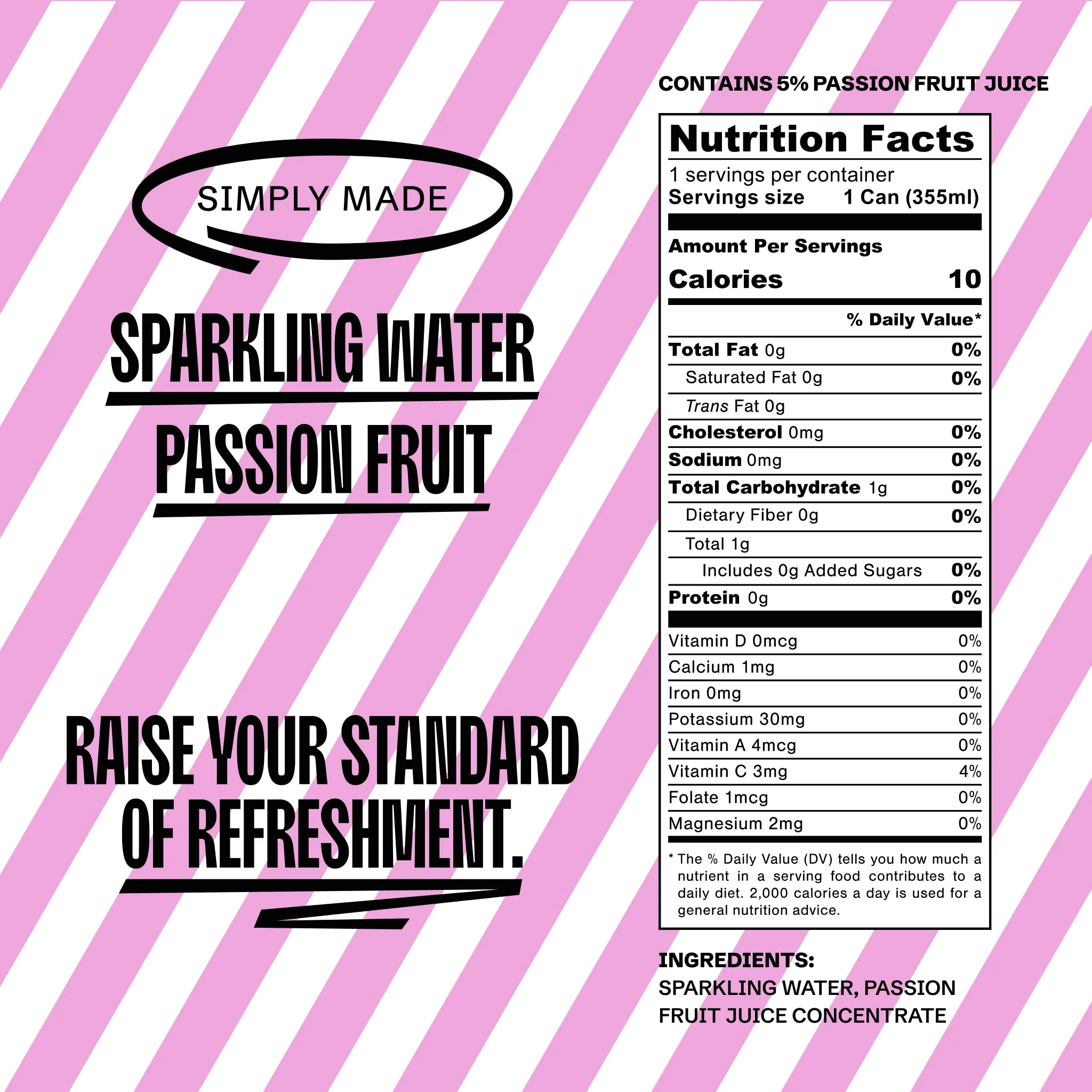 Passion Fruit - Sparkling Water - Image 4