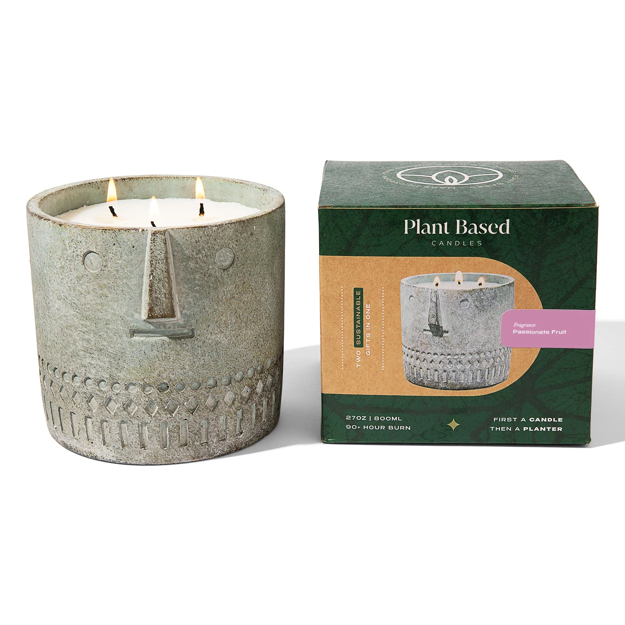 Passionate Fruit Stone Face Candle 27oz - Image 7