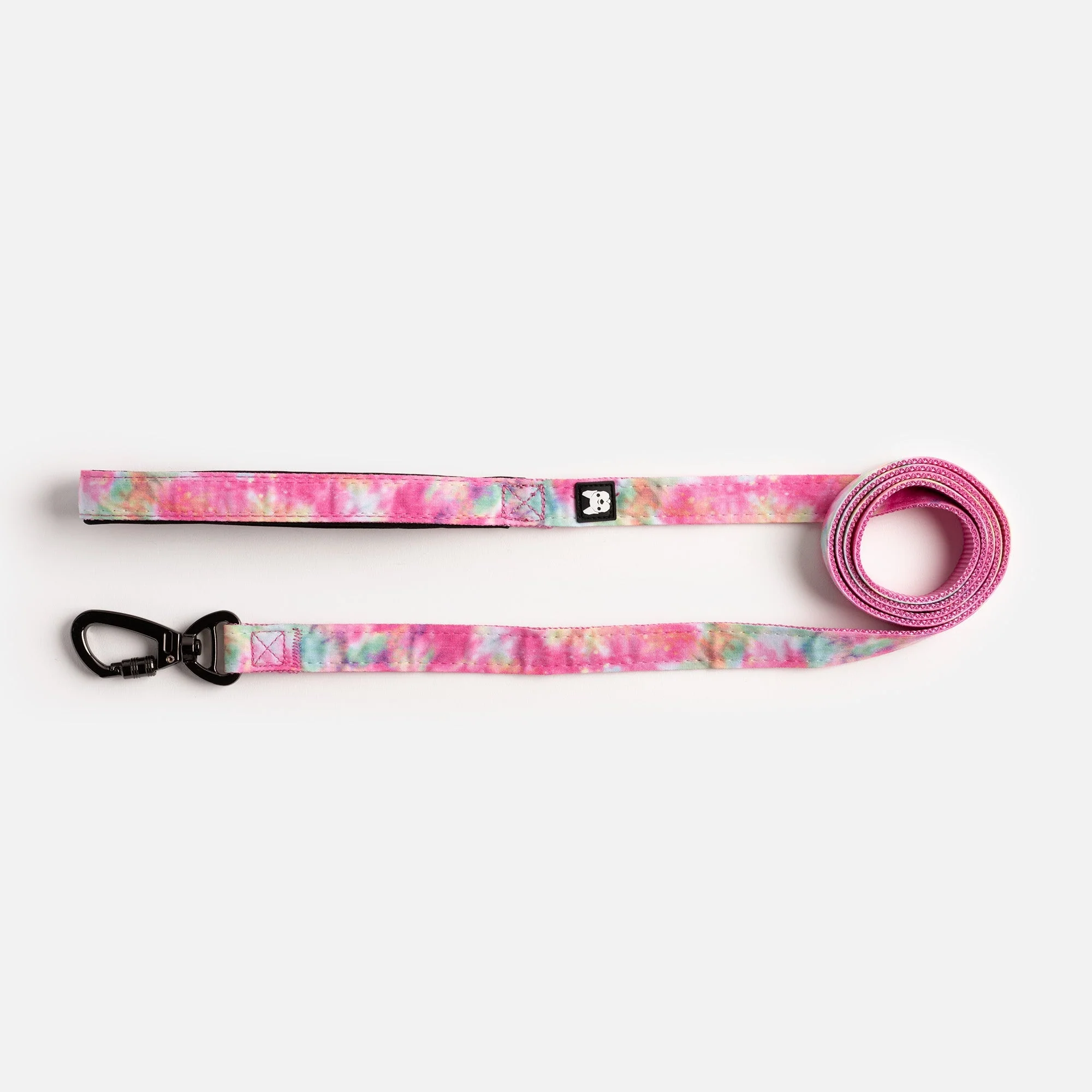 Poplin Dog Leash - Pink Tie Dye - Image 5