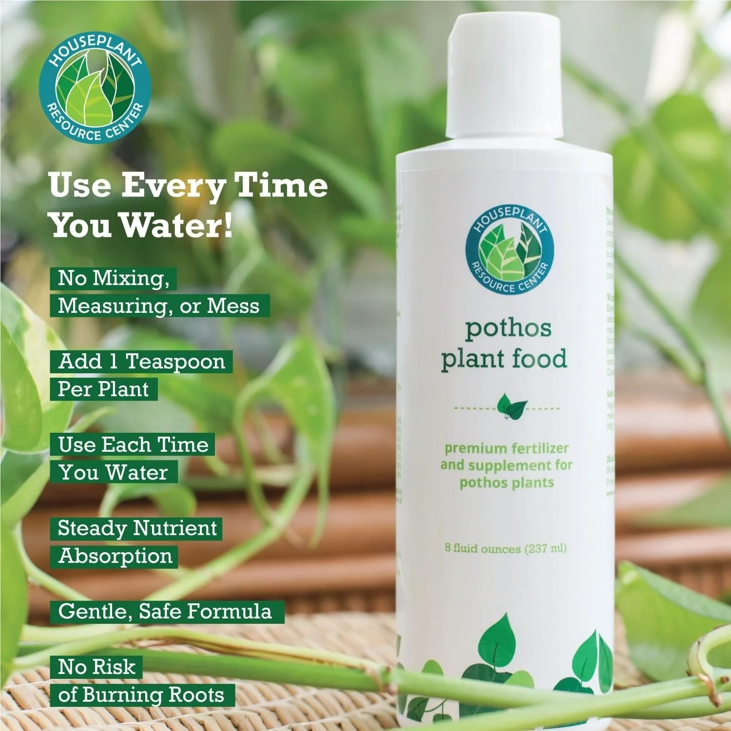 Pothos Fertilizer - Liquid Fertilizer for Indoor House Plants - Essential Plant Nutrients for Neon Pothos or Devil’s Ivy - Urea-Free - NPK Ratio of 3-3-3 for Healthy Roots, Stems, Leaves (8 Ounces) by Houseplant Resource Center - Image 6