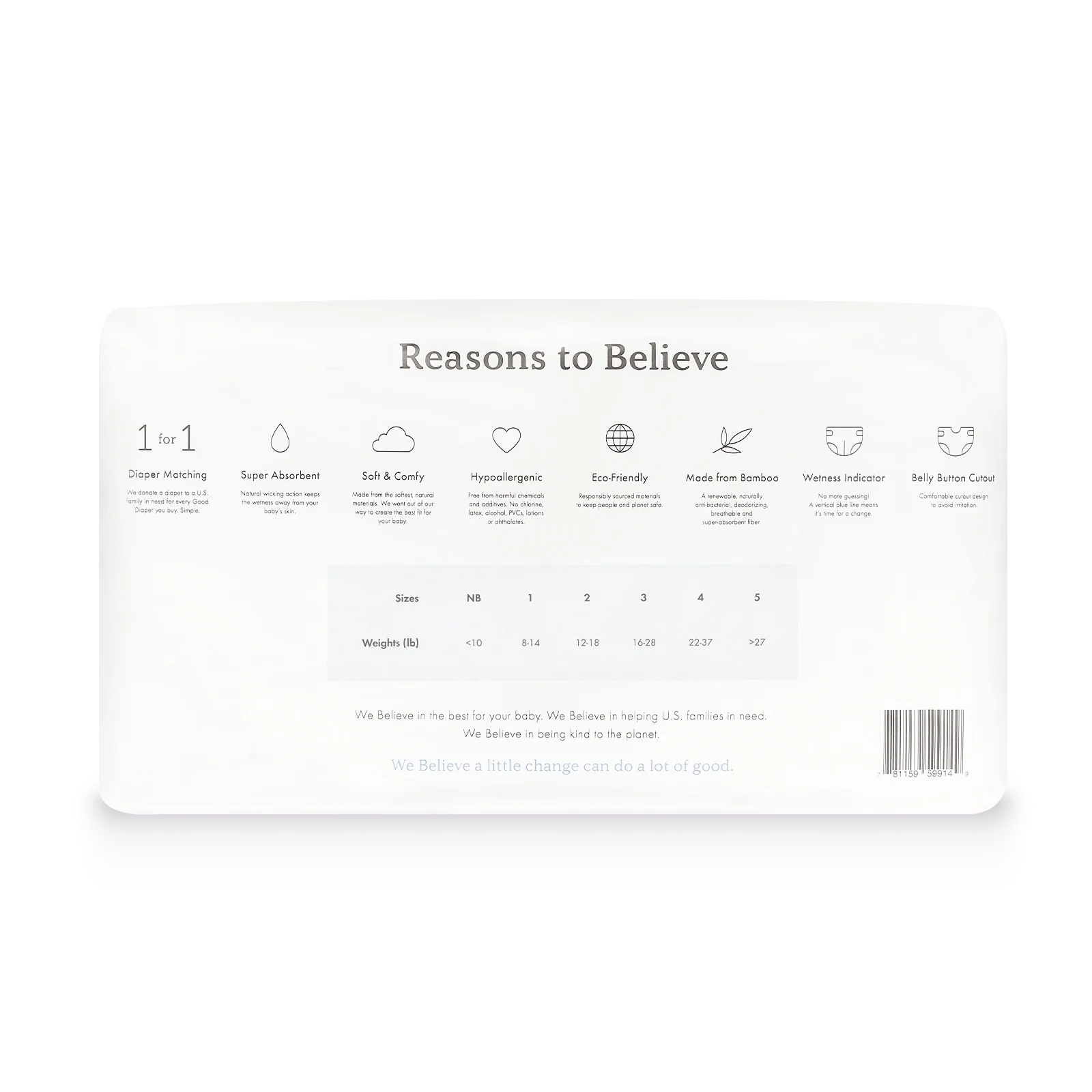 Premium Bamboo Eco-Friendly Diapers - Image 3