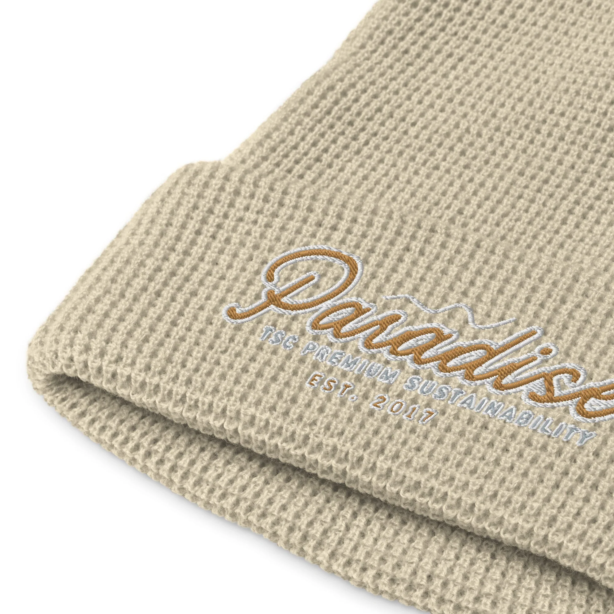 Premium Paradise Waffle Beanie - Image 3