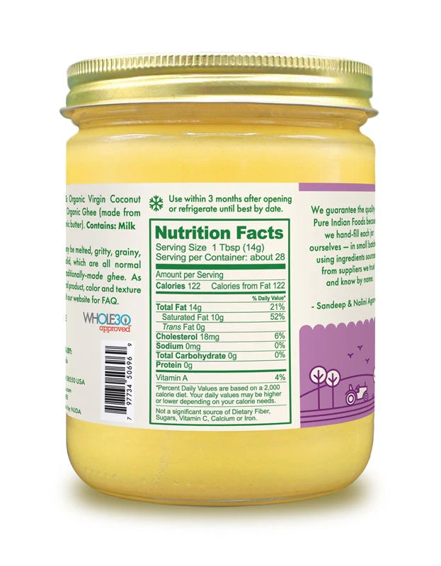 PRIMALFAT™ Coconut Ghee, Virgin & Certified Organic - 14.2 oz - Image 5