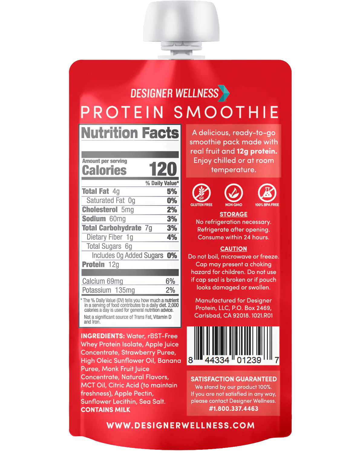 Protein Smoothie - Strawberry Banana 12 pack - Image 2