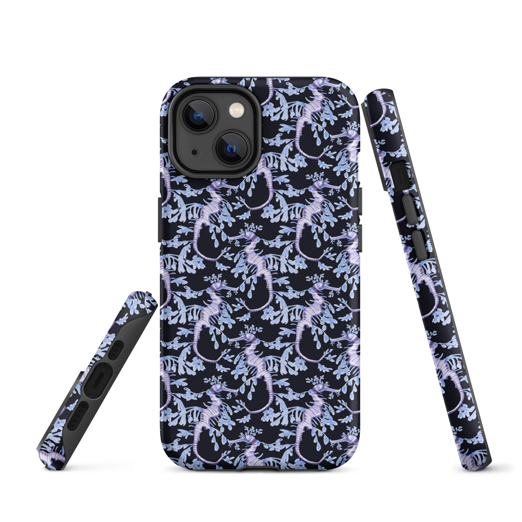 Purple Sea Dragons at Night Tough Case for iPhone® - Image 14