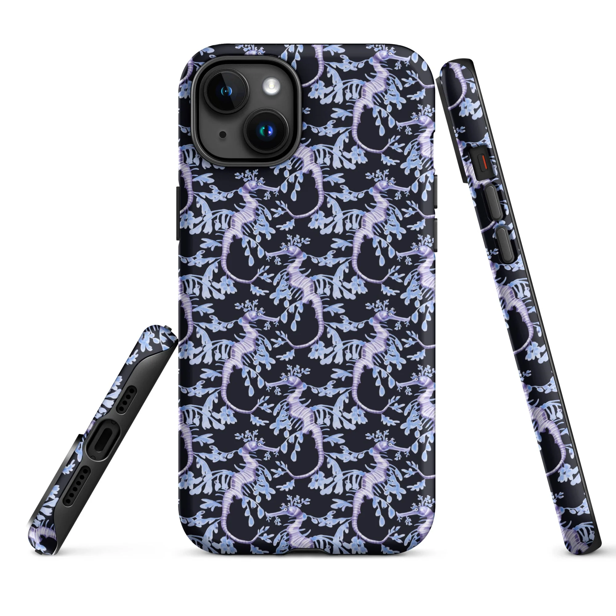 Purple Sea Dragons at Night Tough Case for iPhone® - Image 19