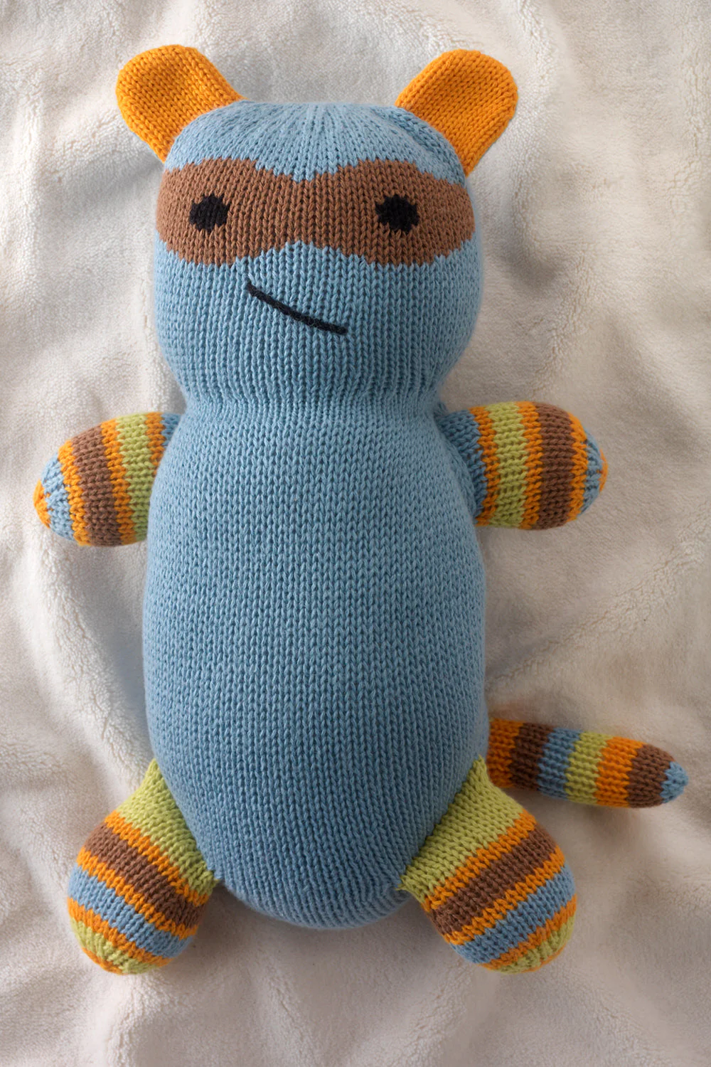 Racky the Raccoon - Organic Raccoon Stuffed Animal - Image 6
