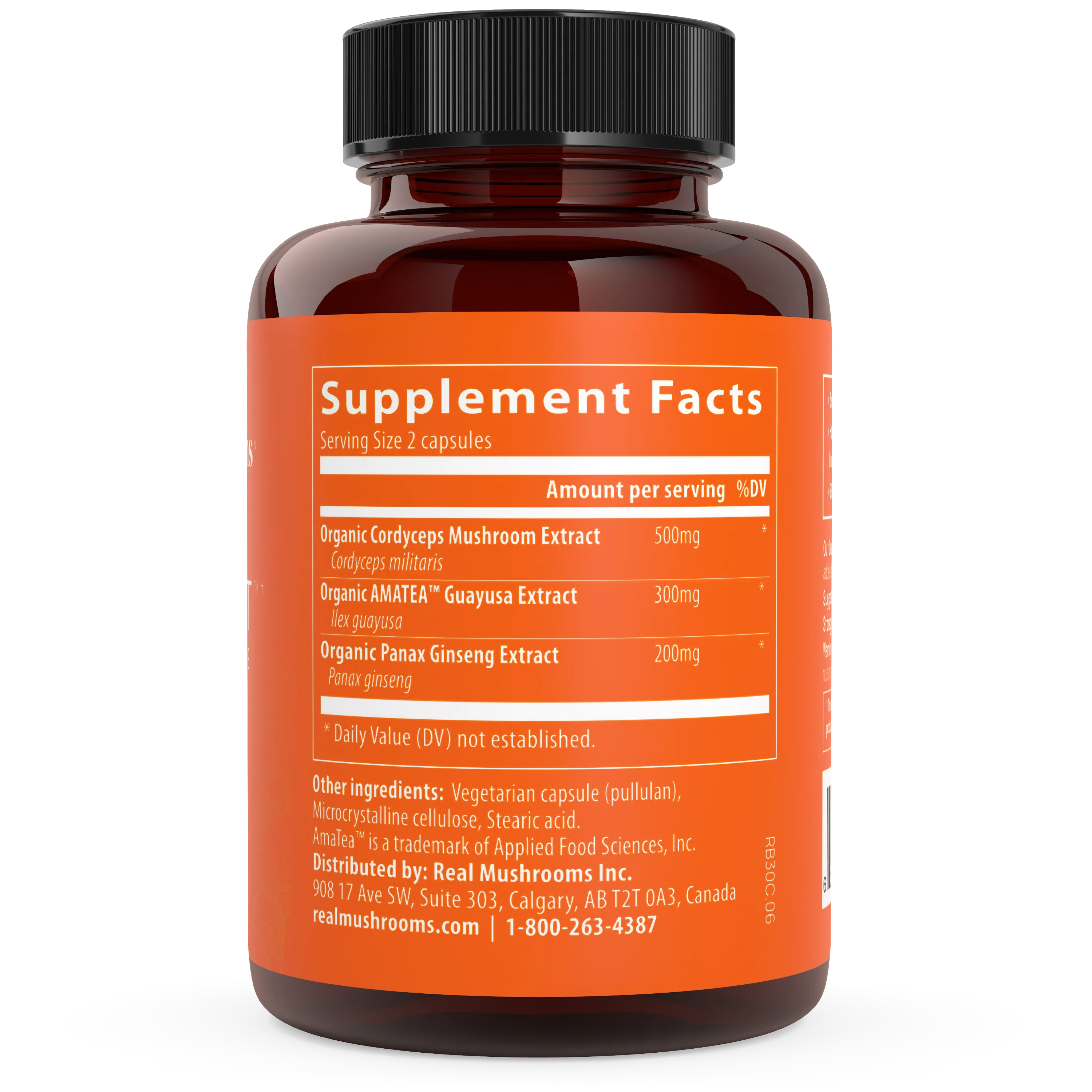 RealBoost - Cordyceps, Guayusa and Ginseng by Real Mushrooms - Image 2