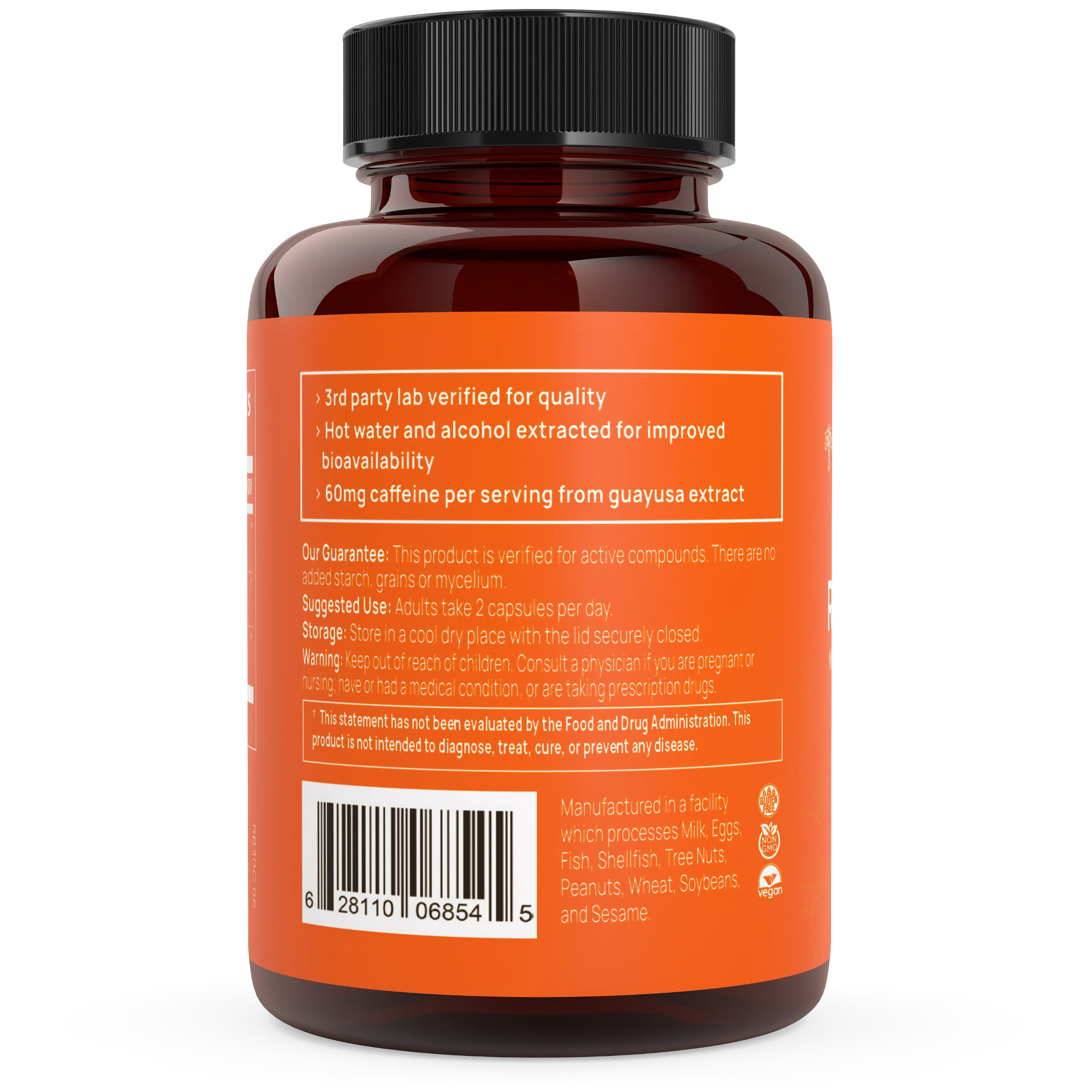 RealBoost - Cordyceps, Guayusa and Ginseng by Real Mushrooms - Image 3