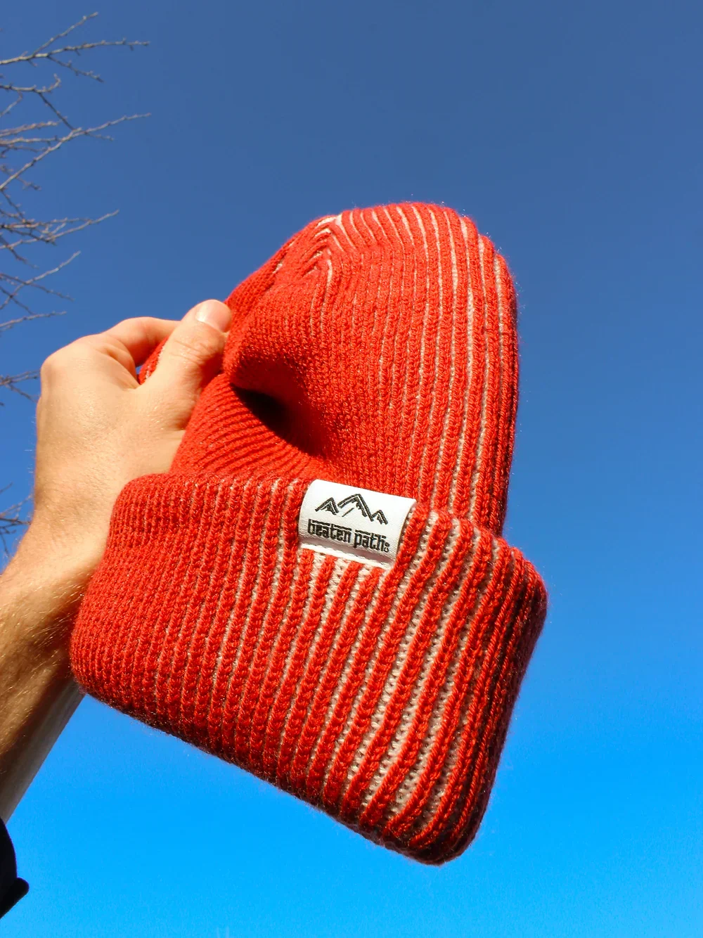 RED WOOL BEANIE - Image 6