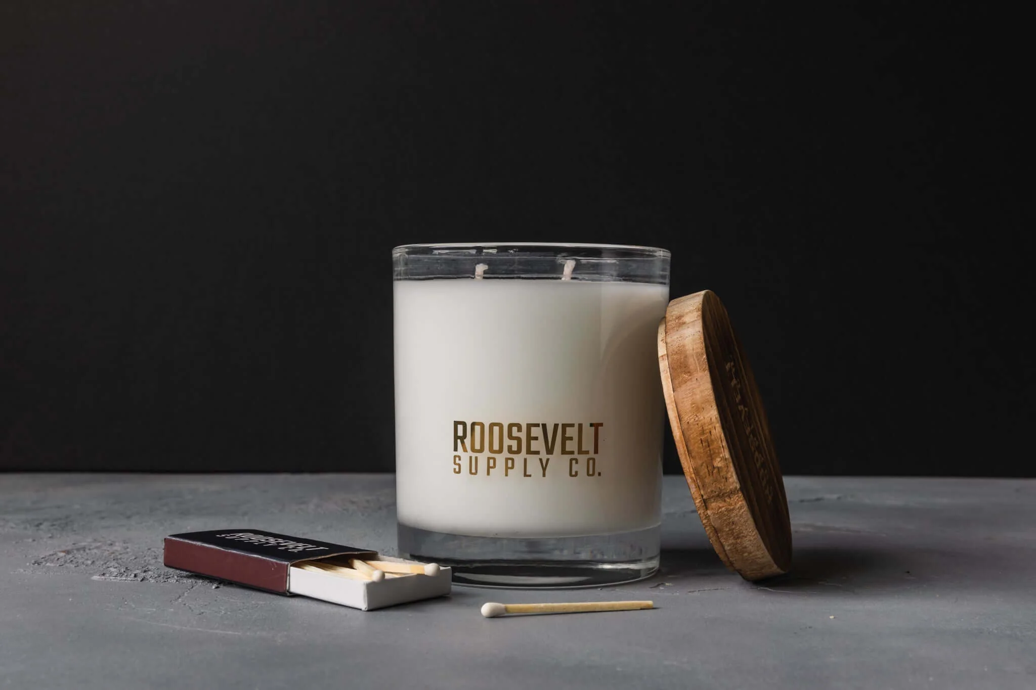 Redwood Cocktail Glass Candle - Image 2