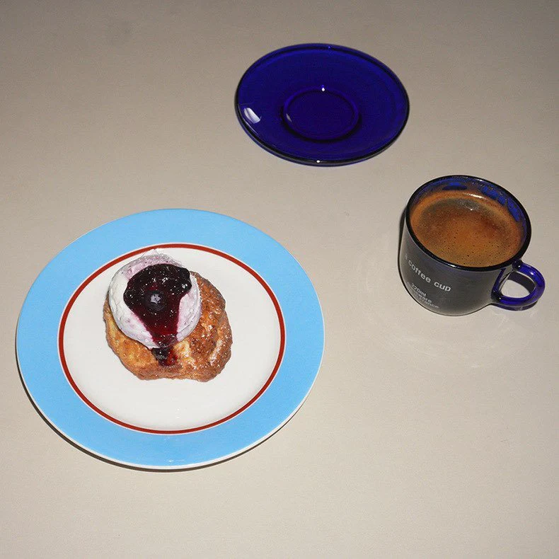 Retro Ceramic Salad Dessert Plate Set of 4 Pcs - Image 5