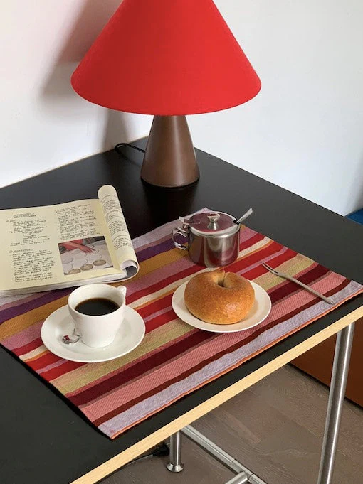 Retro Stripe Placemat Set of 4 Pcs for Table Setting - Image 7