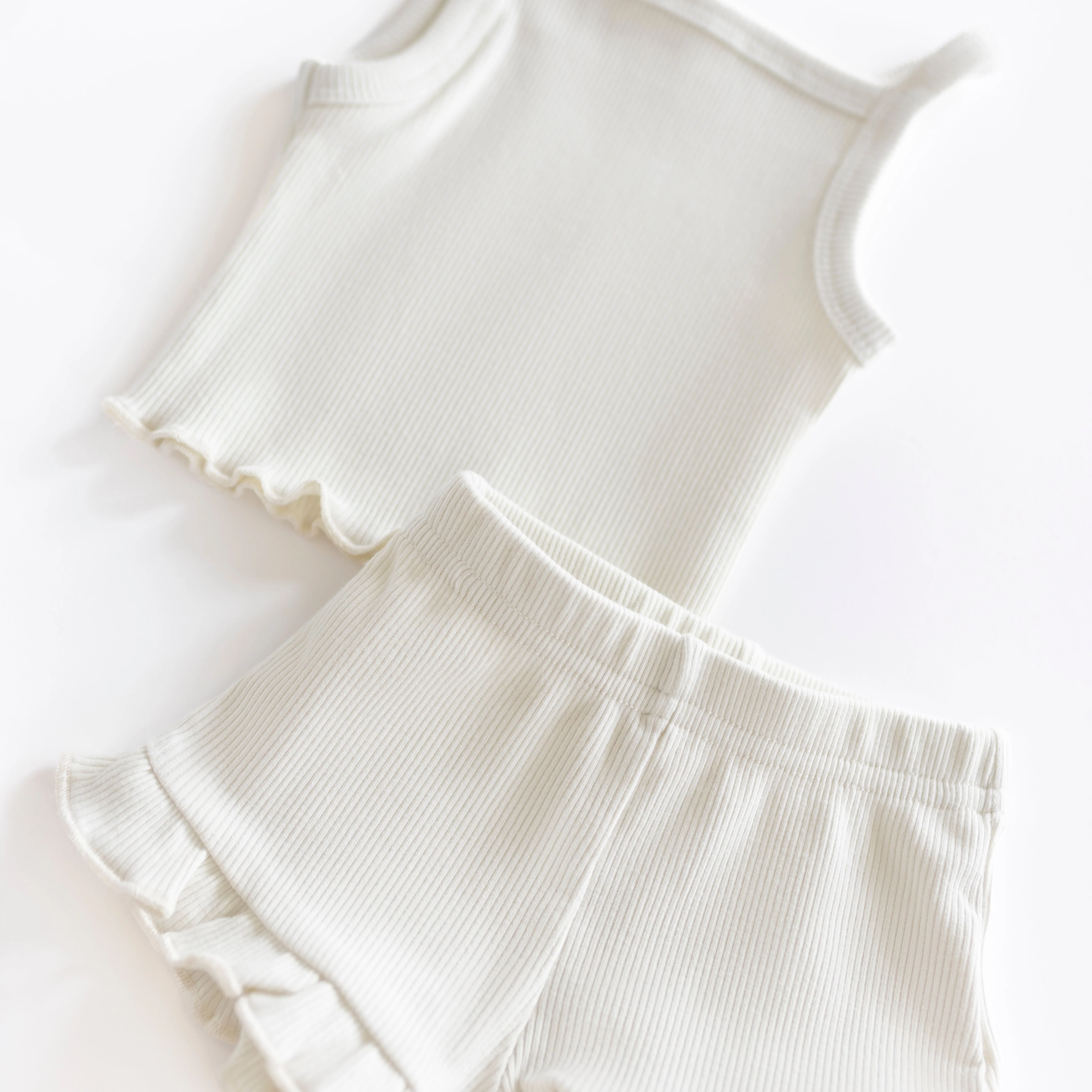 Ribbed Tank Top & Short Set - Image 2