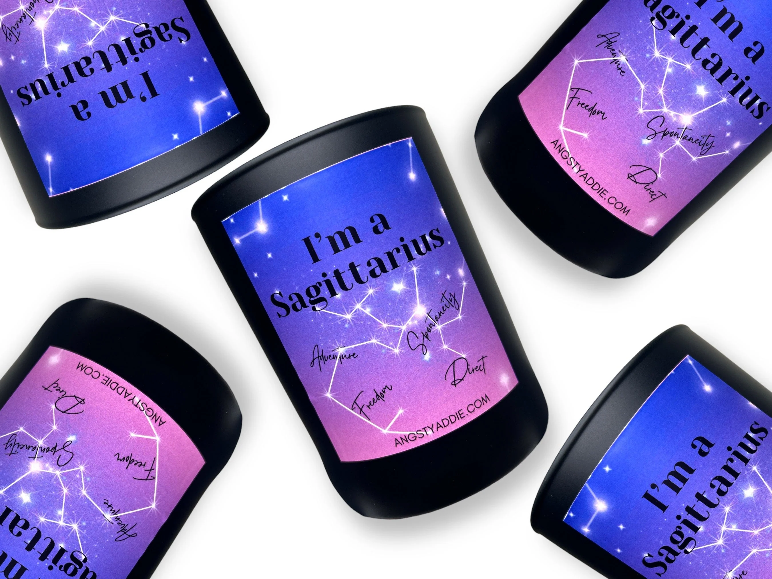 Sagittarius zodiac candle by Angsty Addie - Image 3