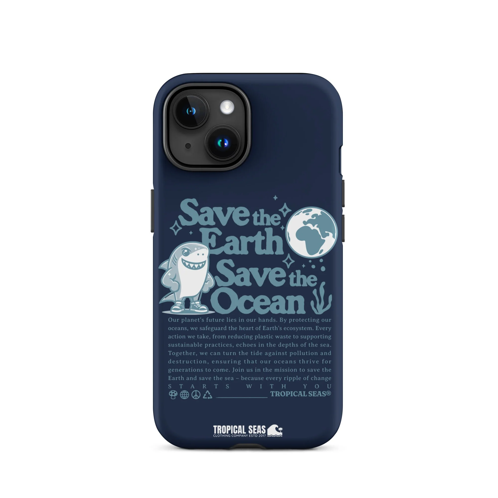 Save the Earth and Seas Tough Case for iPhoneĀ® - Image 18
