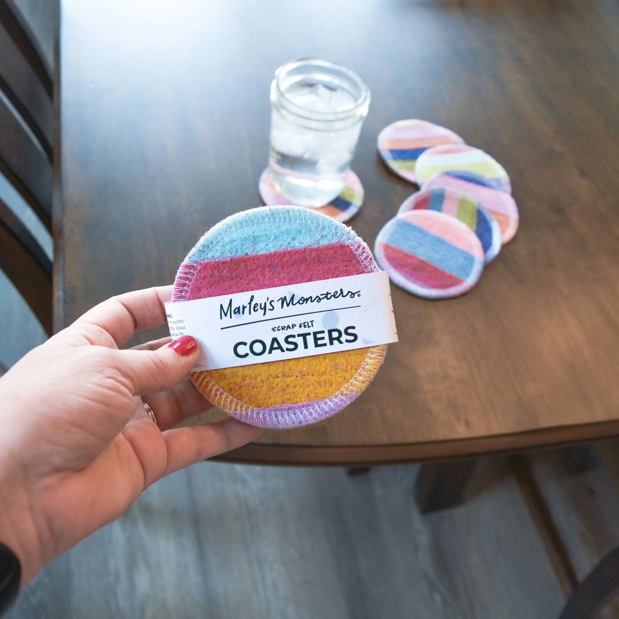 Scrap Felt Coasters: 6-Pack - Image 2