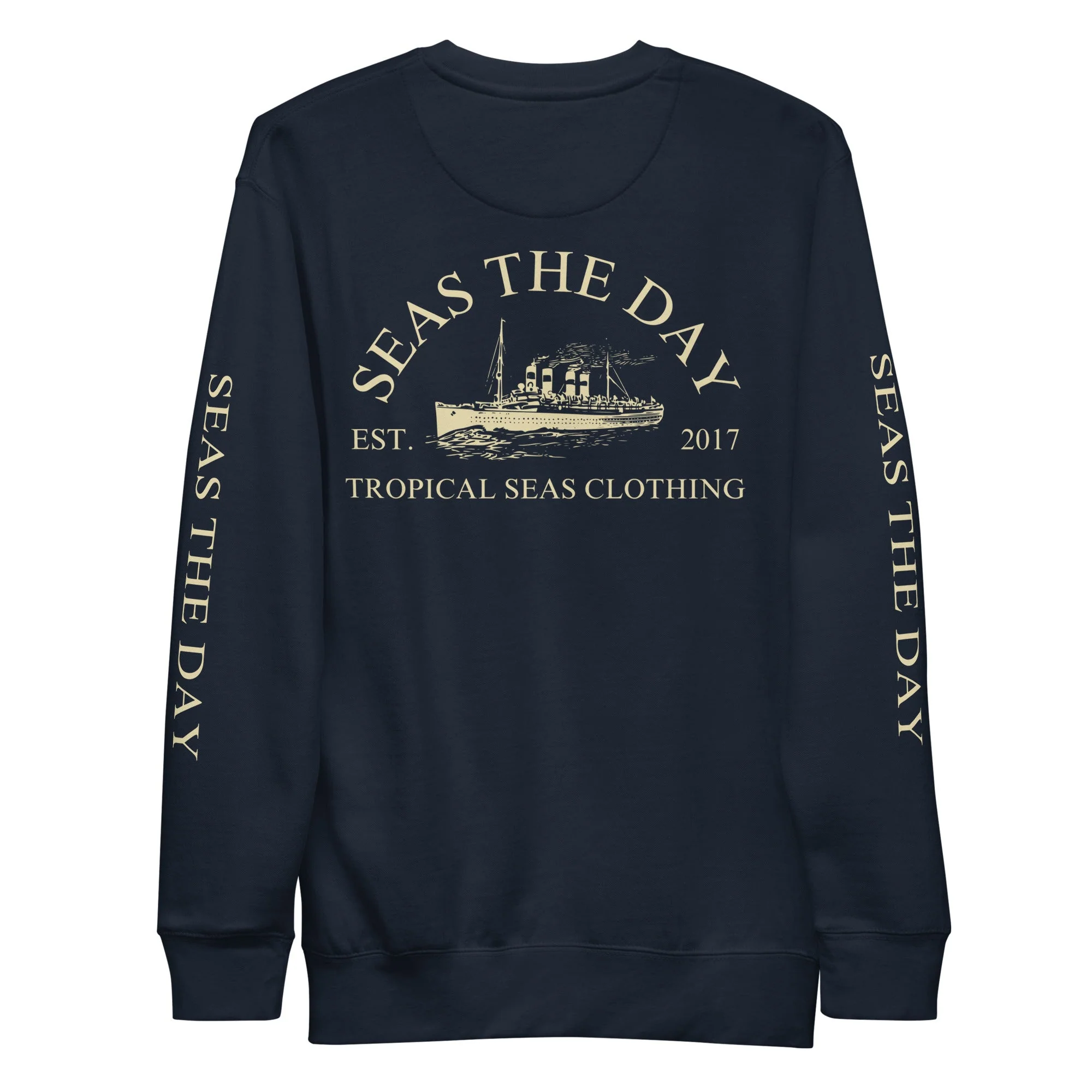 Seas The Day Ship Premium Sweatshirt - Image 2