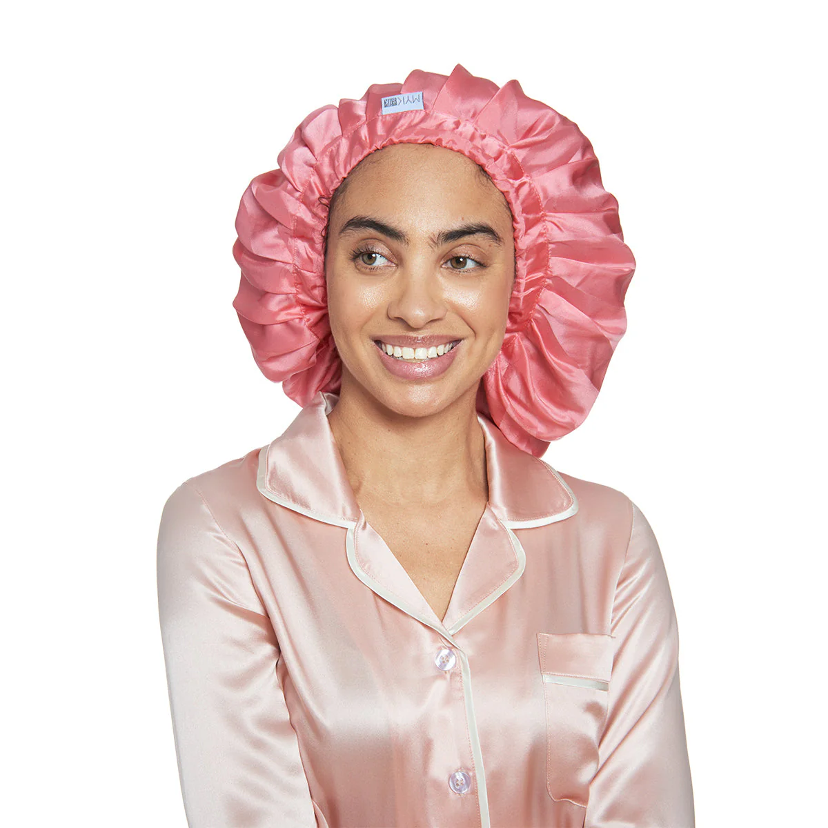 Silk Night Sleeping Cap Bonnet with Comfort Elastic Band - Image 32
